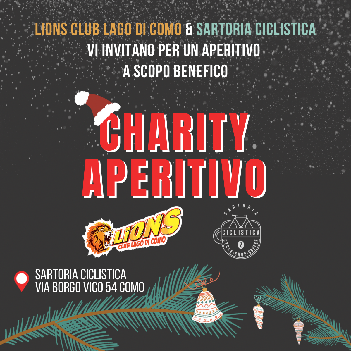 Charity Aperitivo with Lions Club Lago di Como