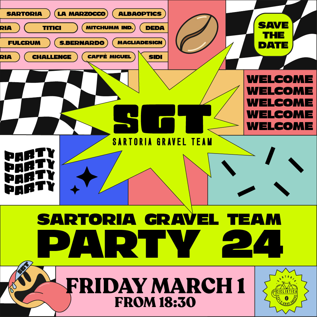 Sartoria Gravel Team 24 Presentation Party!
