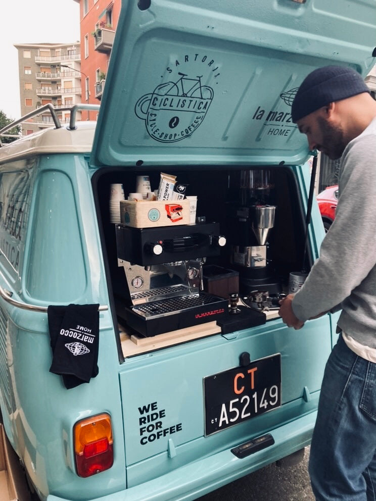 VIDEO - PRESENTING THE SARTORIA-LA MARZOCCO COFFEE VAN!