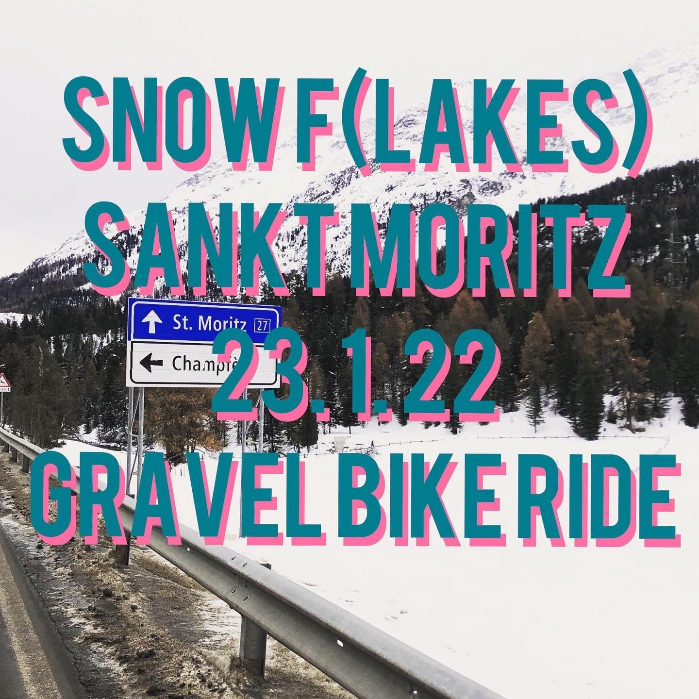 Snow F(lakes) Gravel Ride 23.1.22