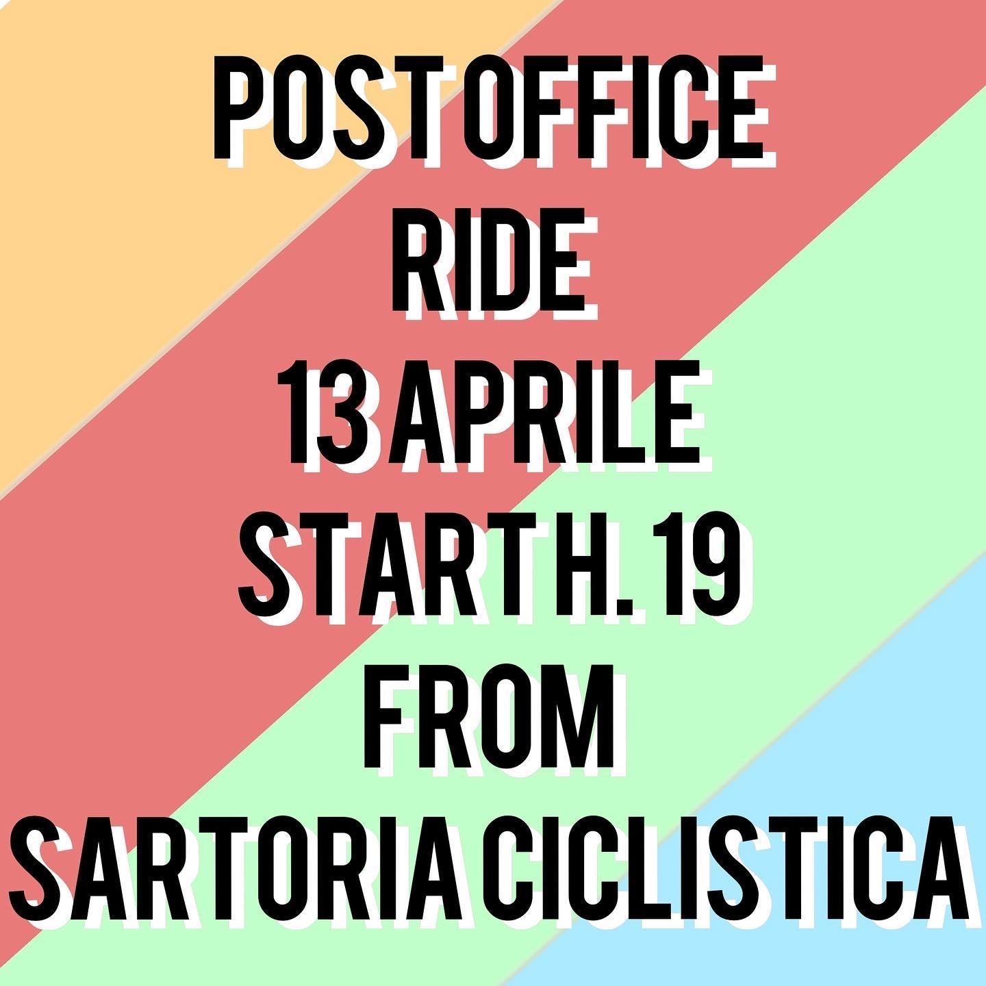 Post Office Ride 13.4.22
