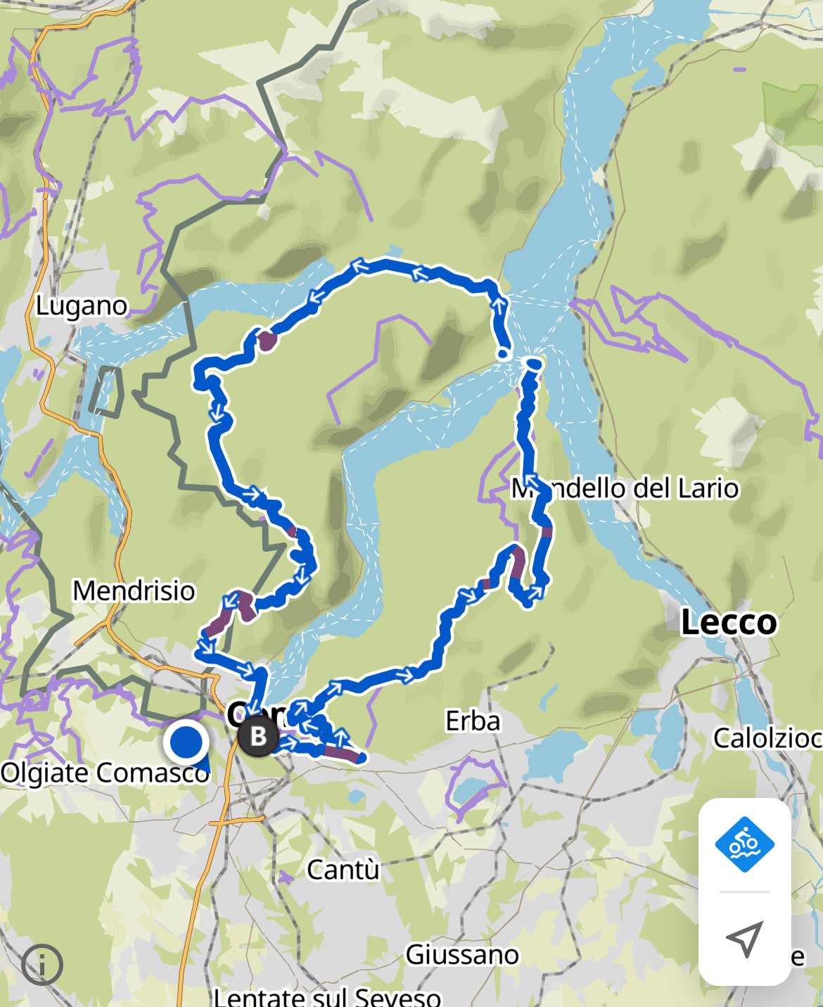 The Heroes route of Laghée Gravel Epic