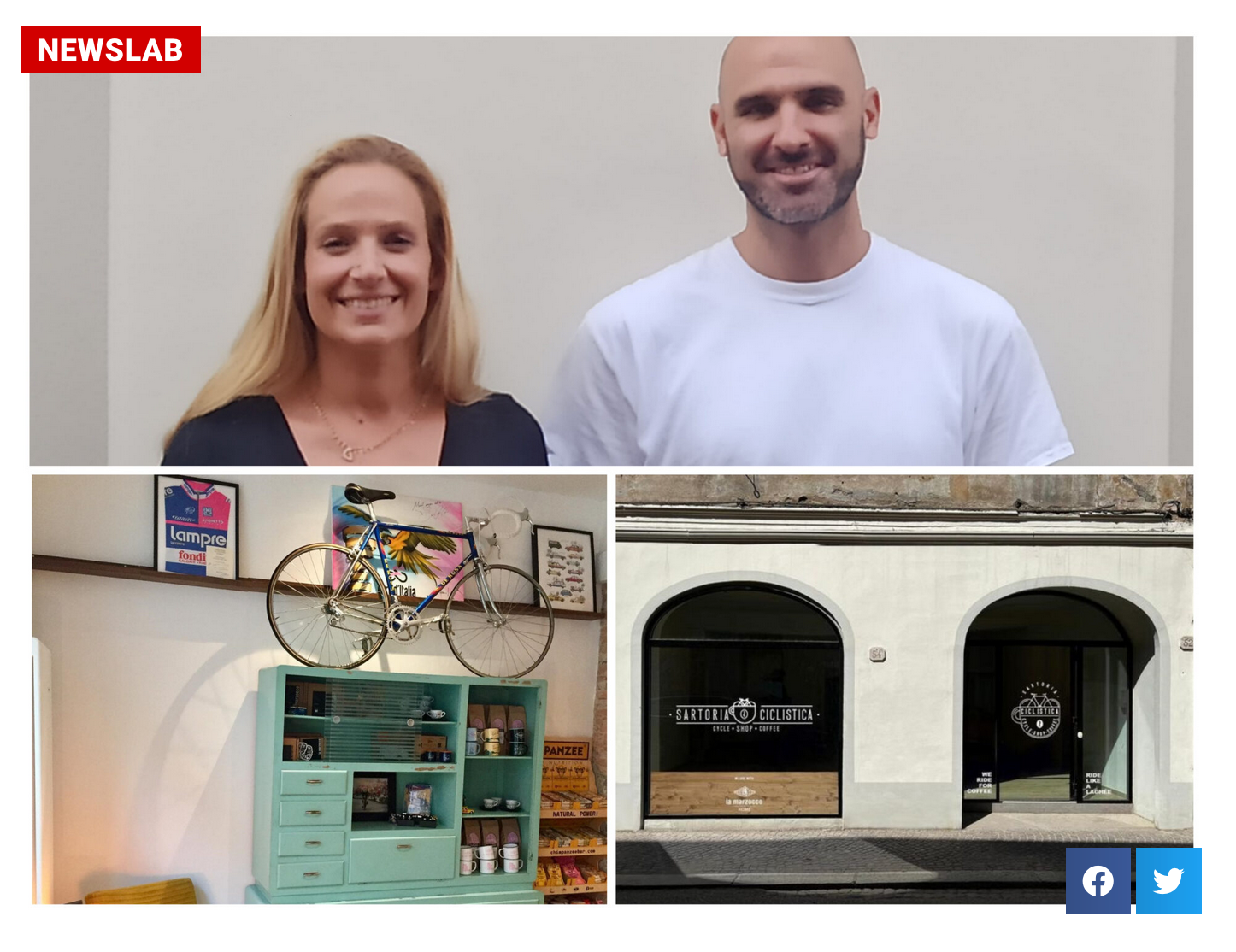 In Borgovico rinasce la Sartoria Ciclistica di Alex e Annalise