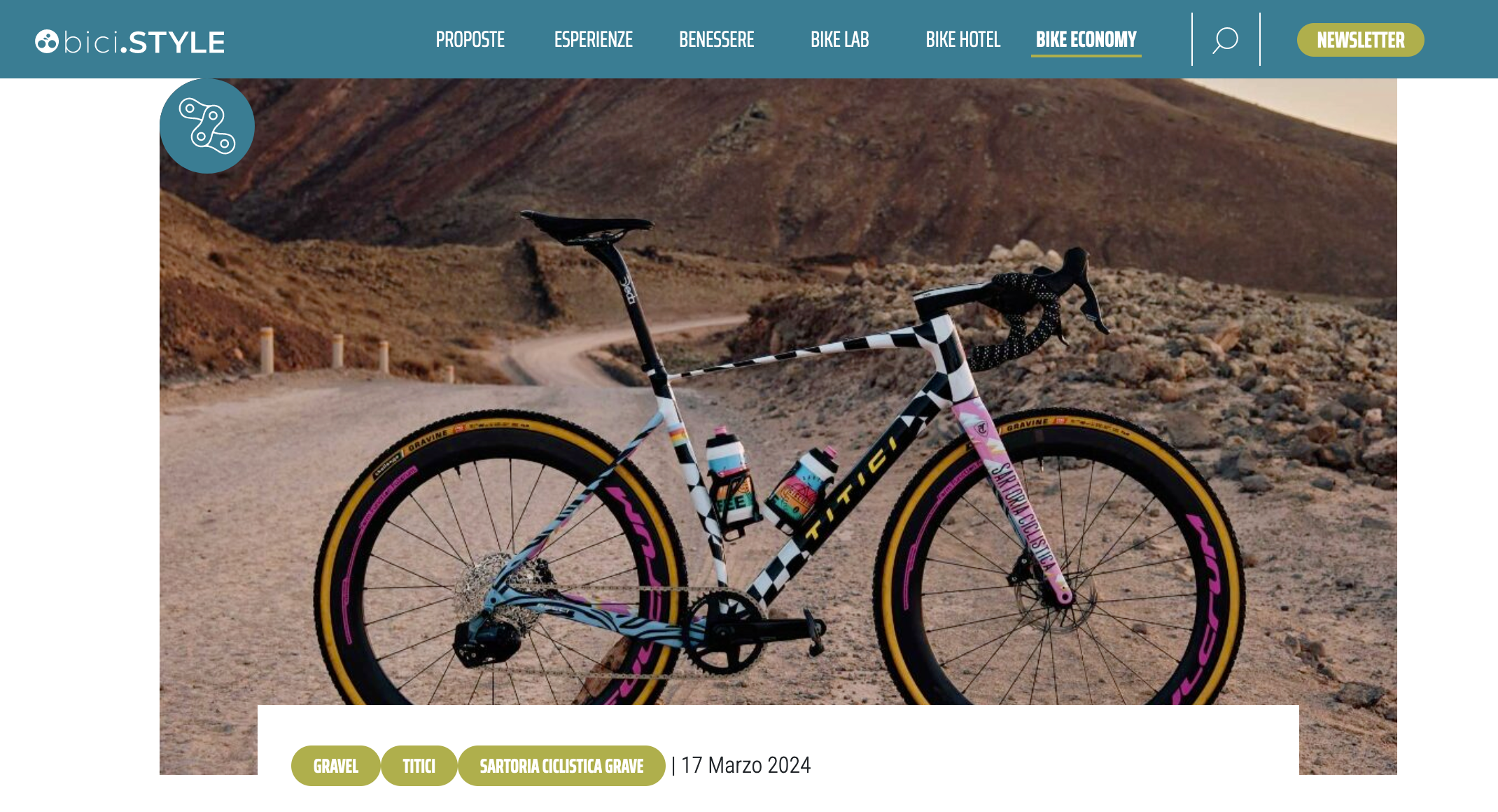 Titici e Sartoria Ciclistica Gravel: il 2024 rilegge gli anni ’90