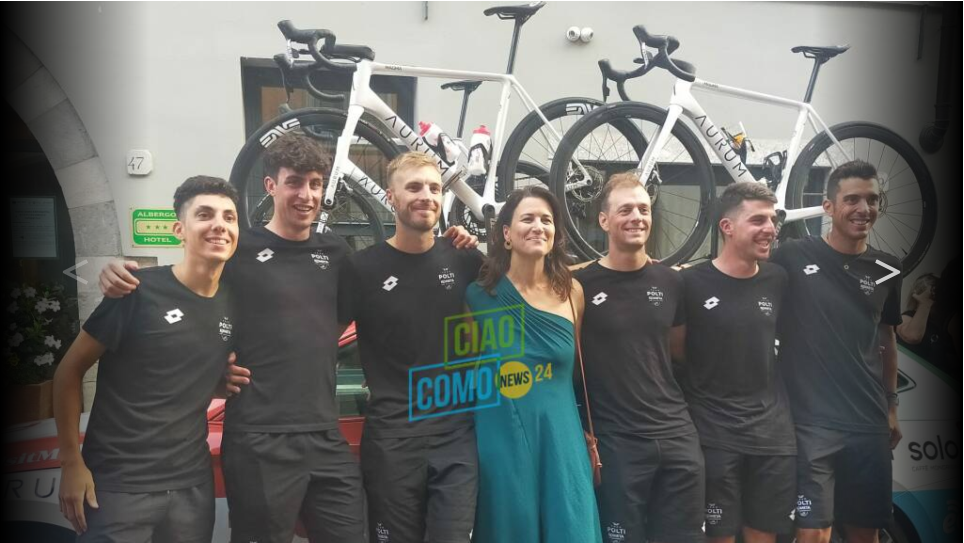 Il Team Polti sbarca a Como in Sartoria Ciclistica