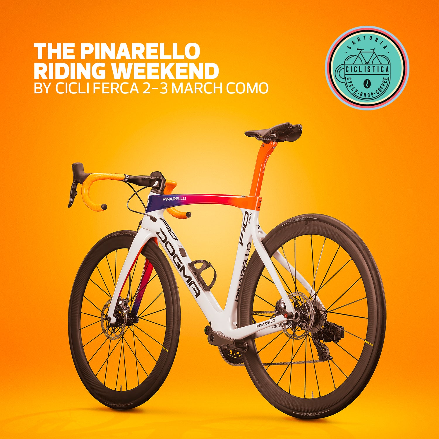 The Pinarello Riding Weekend with Cicli Ferca Como in Sartoria Ciclistica