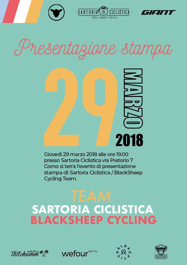 Sartoria Ciclistica / Blacksheep Cycling Team Presentation