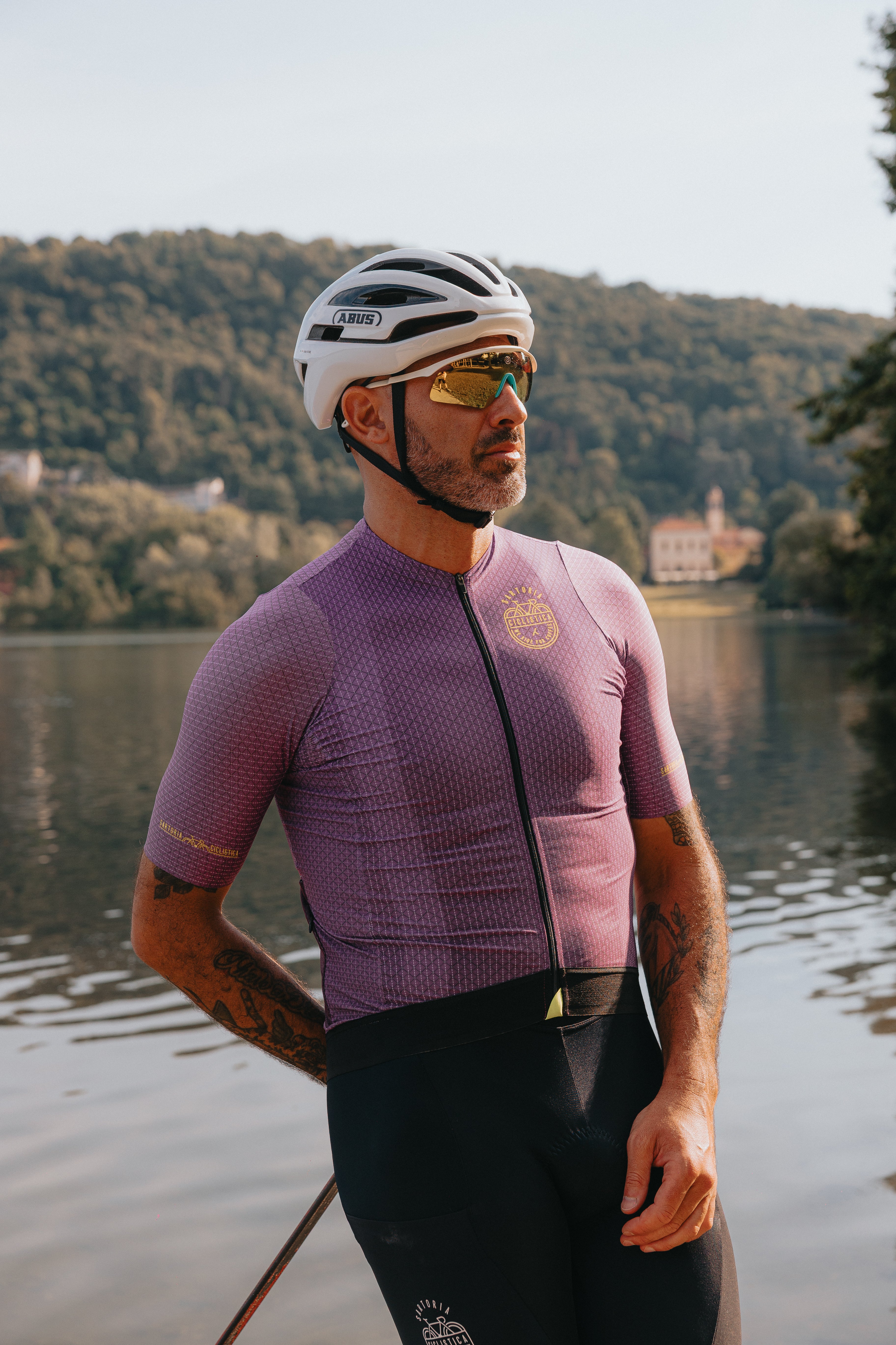 Aero jersey 2.0 - Liliac and Lime