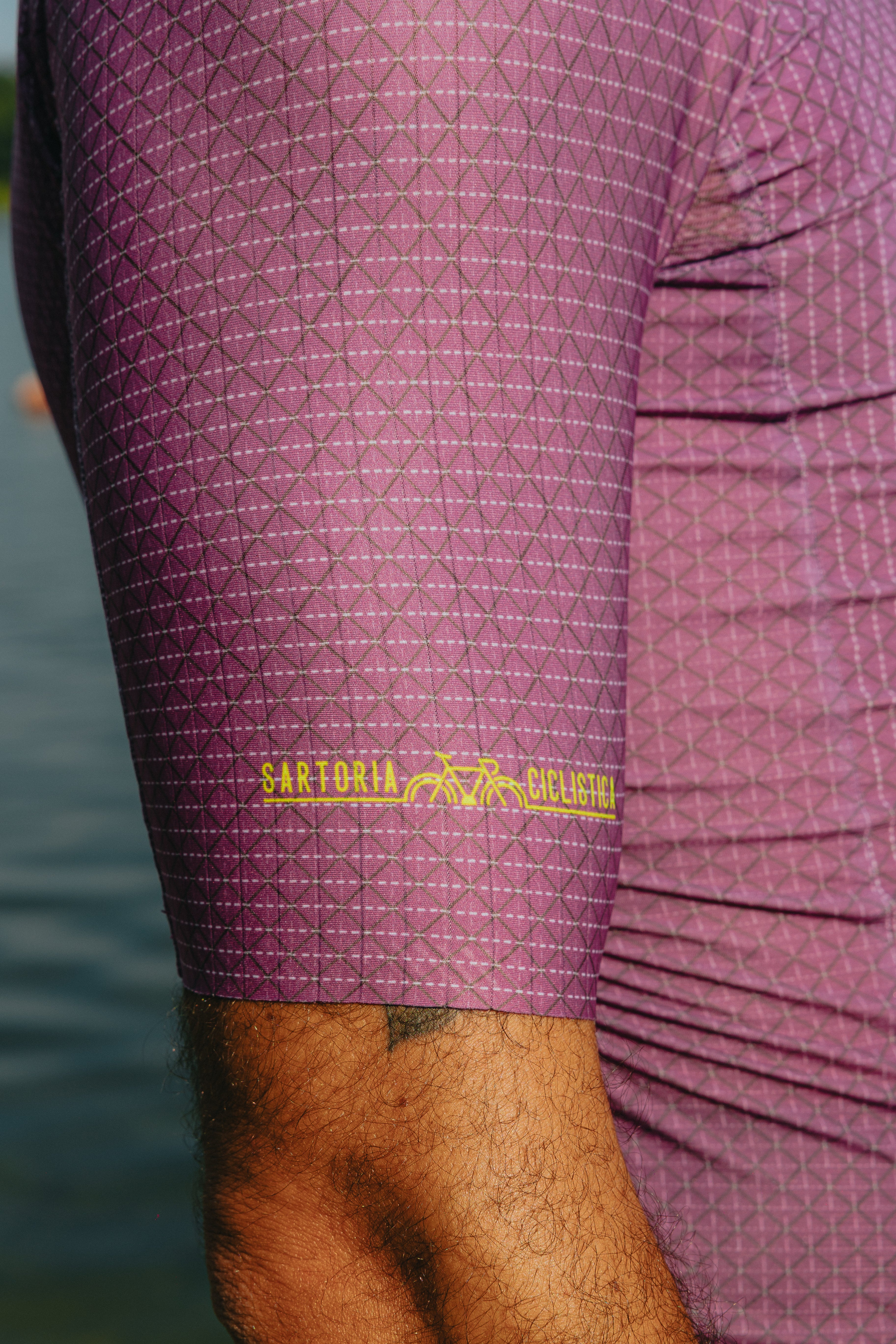 Aero jersey 2.0 - Liliac and Lime