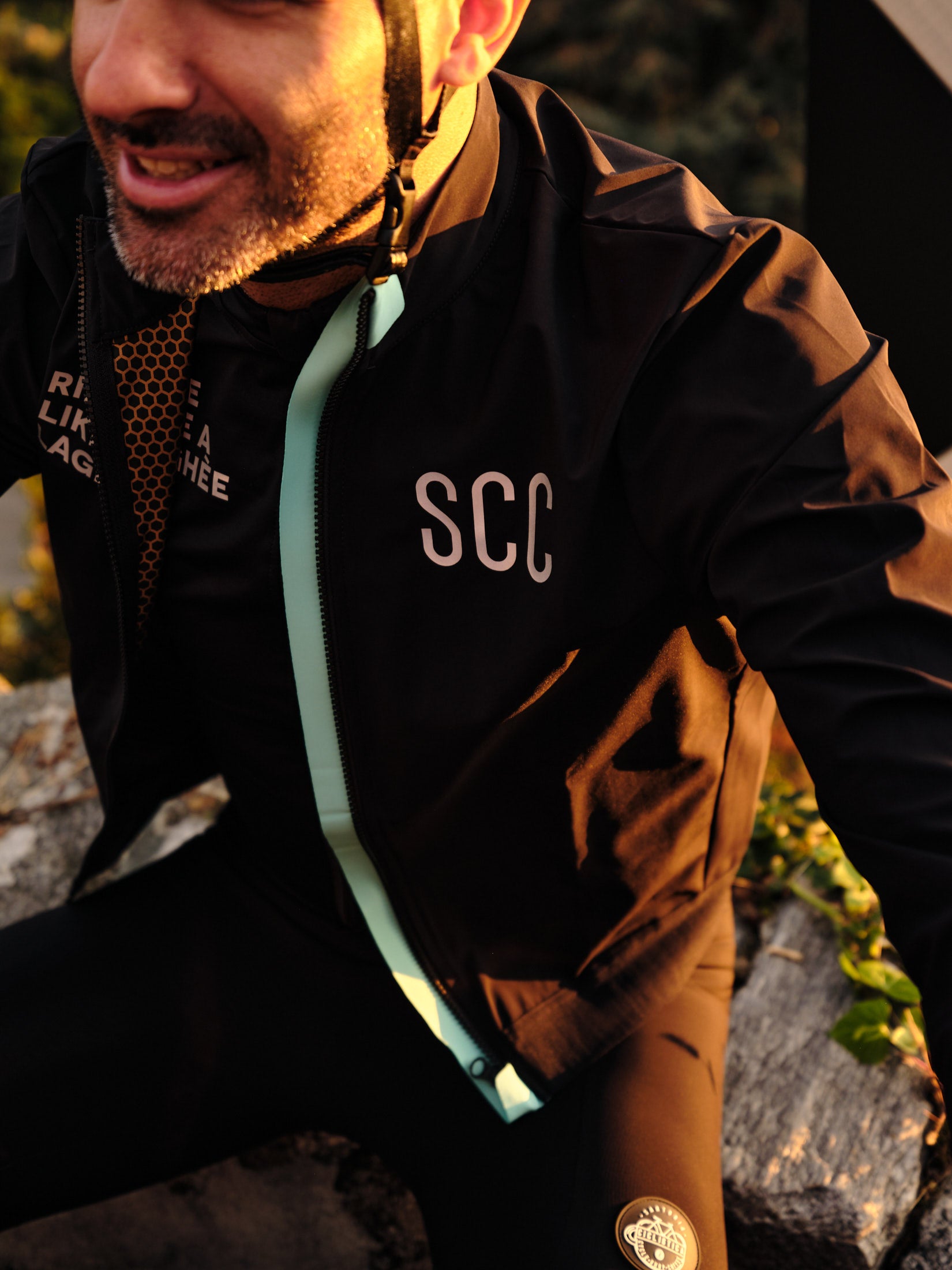 SCC wind and water proof lightweight jacket - Black