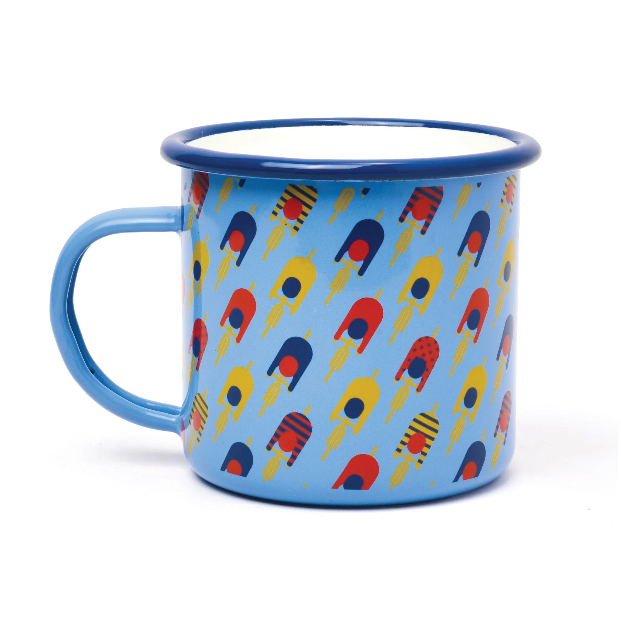 Ride On enamel mug