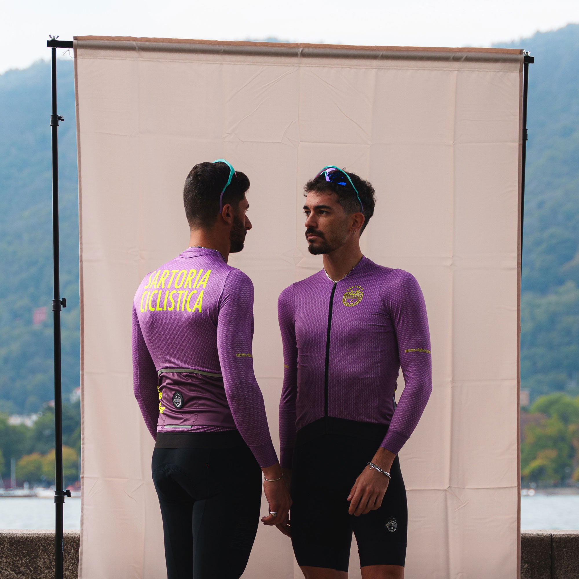 Long sleeve Aero jersey 2.0 - Liliac and Lime