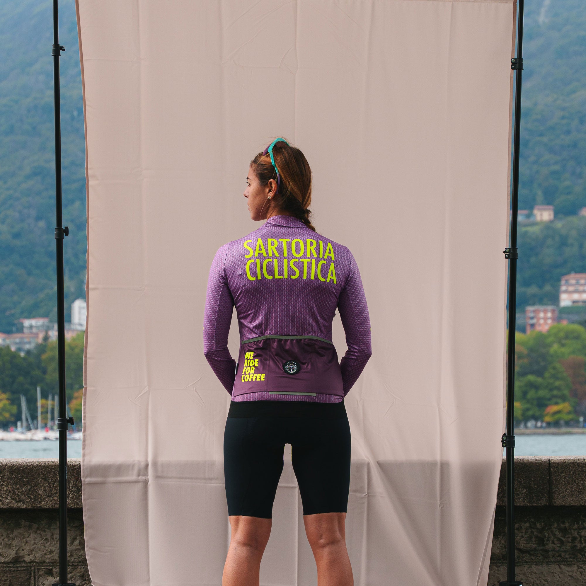 Long sleeve Aero jersey 2.0 - Liliac and Lime
