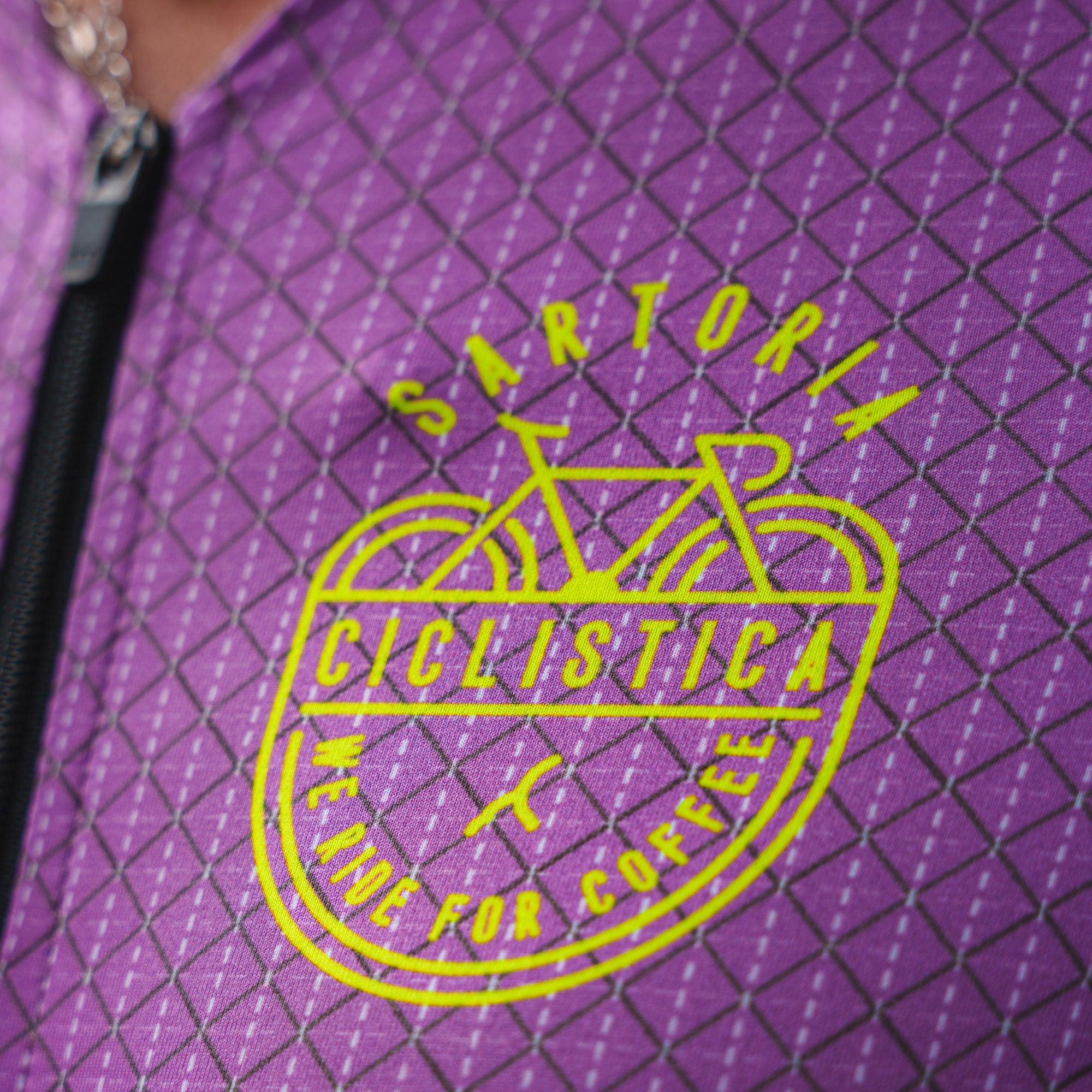 Long sleeve Aero jersey 2.0 - Liliac and Lime