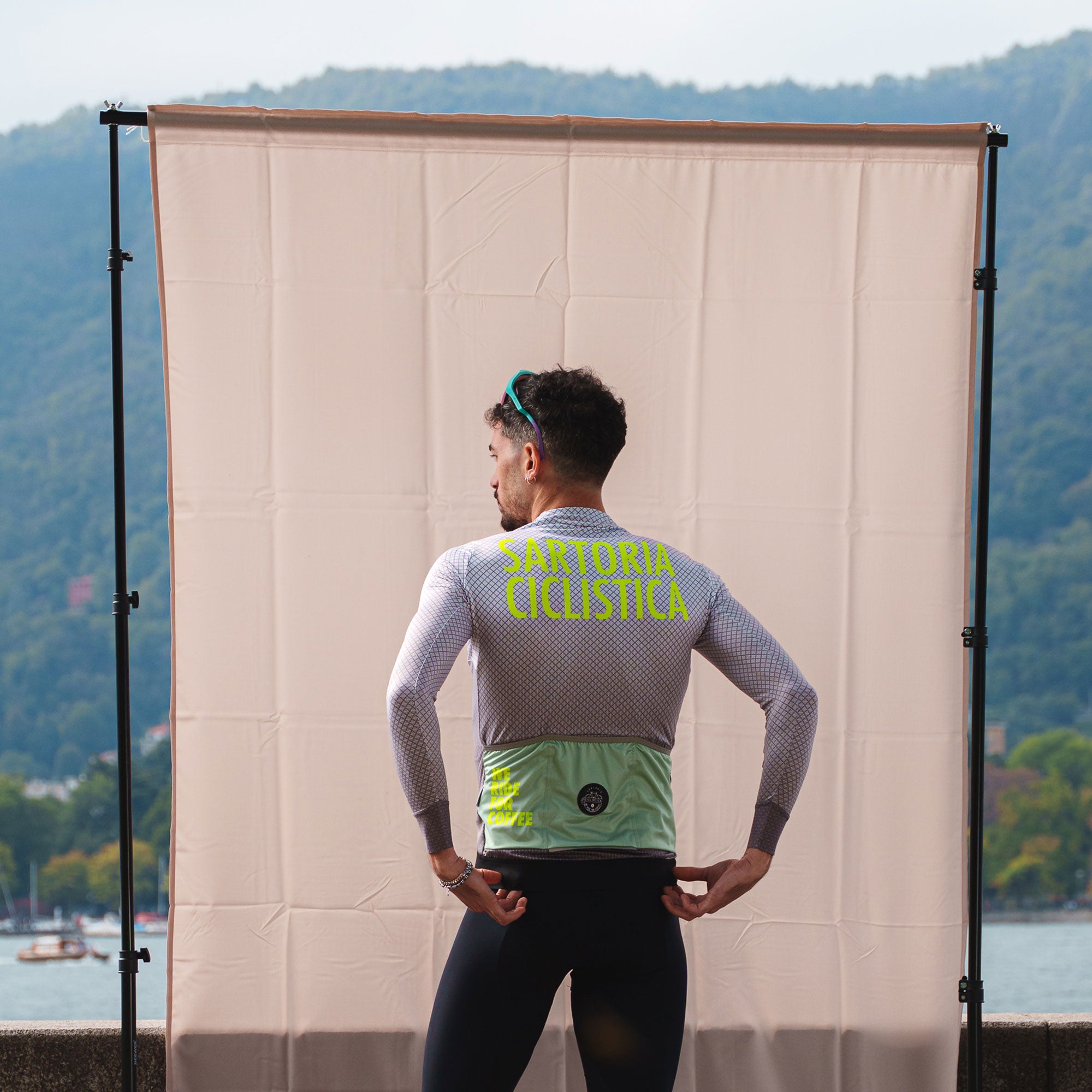 Long sleeve Aero jersey 2.0 - Grey and Lime