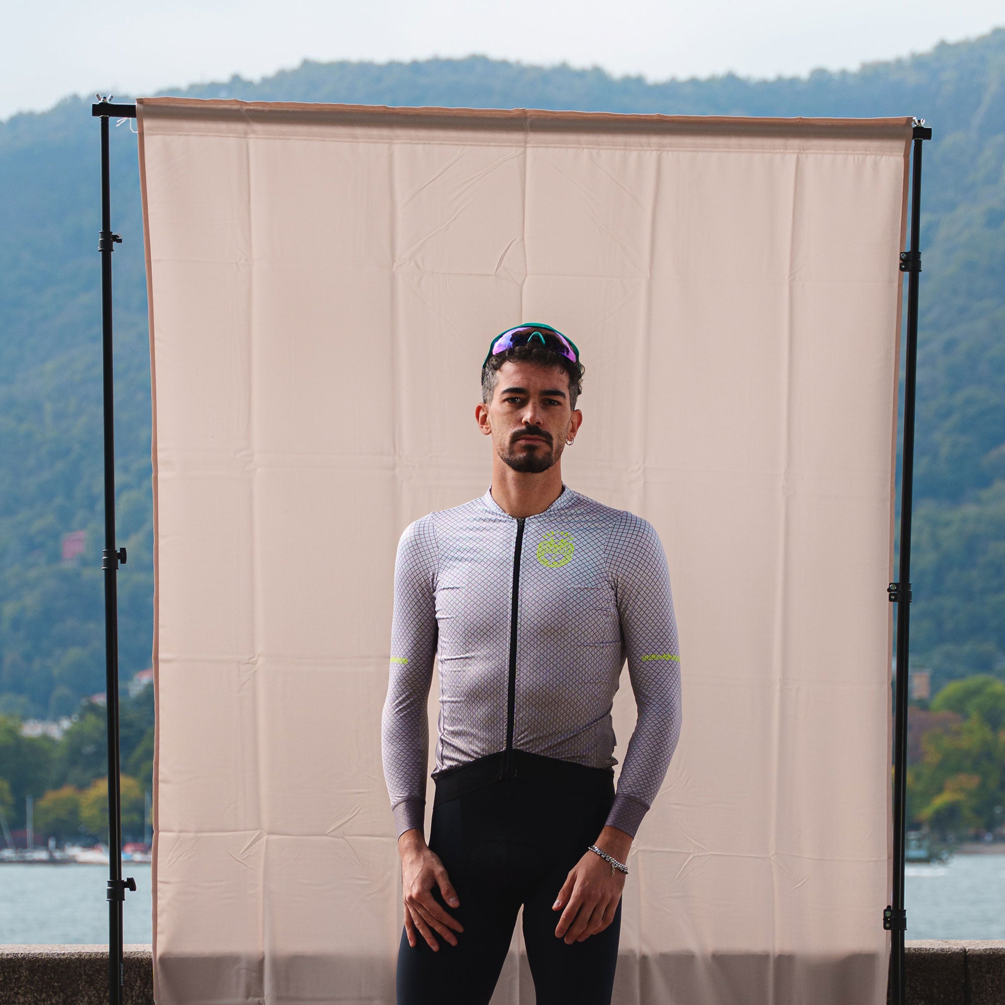 Long sleeve Aero jersey 2.0 - Grey and Lime