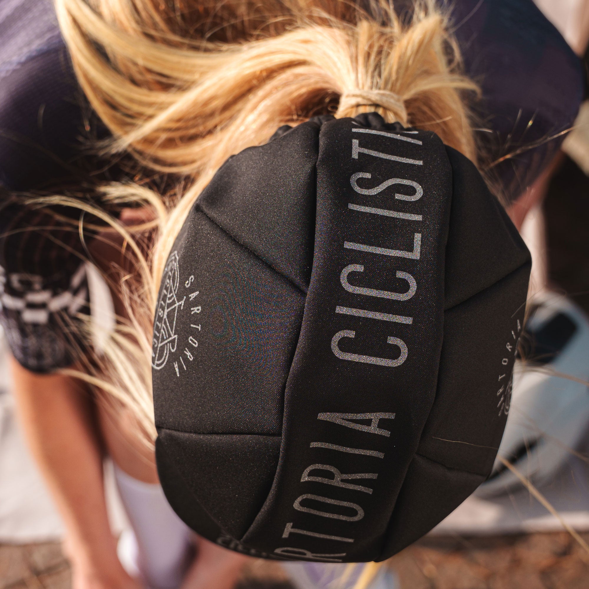 Water proof Cap with reflective - Black