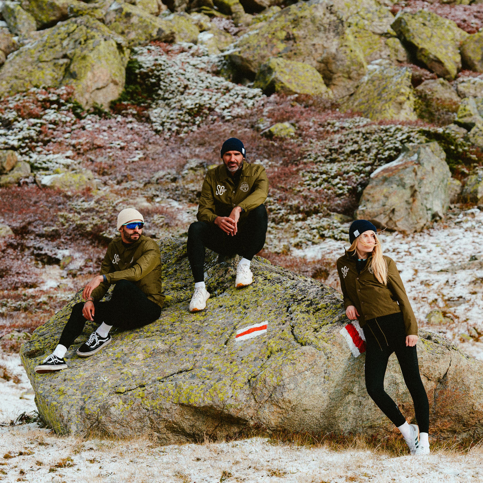 SC Squadra Corse Coach Jacket - Olive green