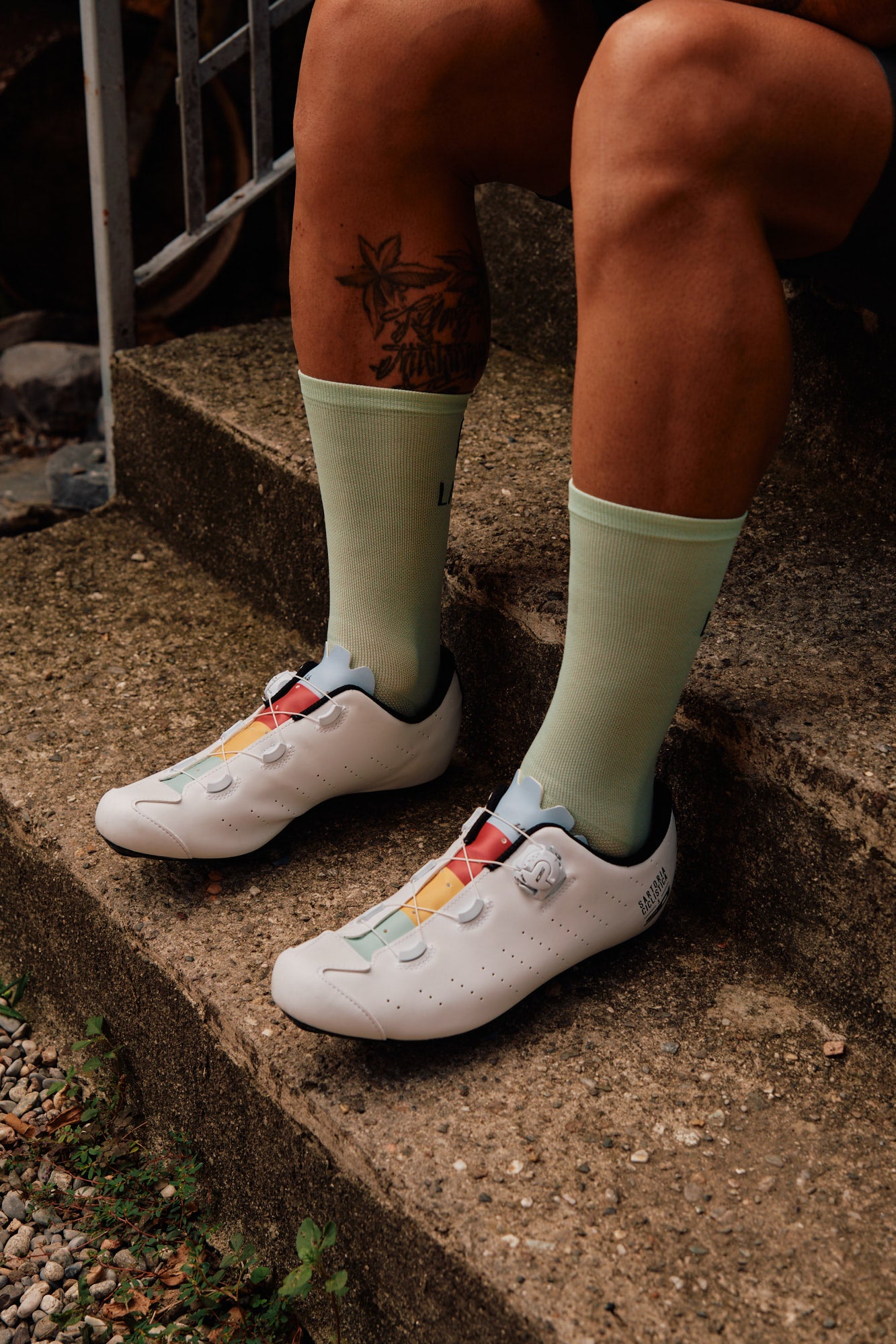Green Ride Like a Laghèe Socks