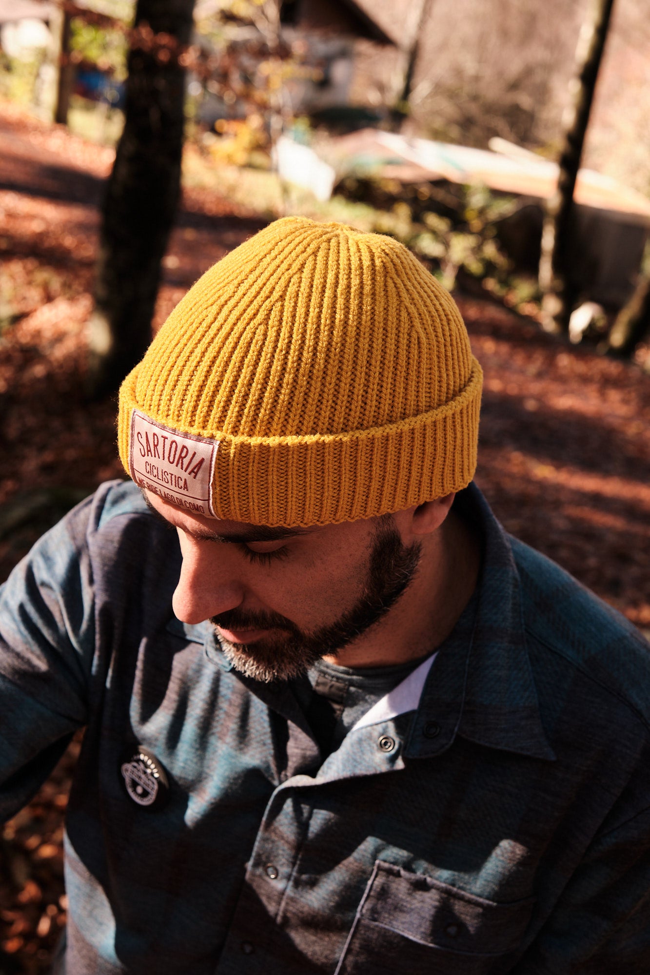Mustard harbour beanie