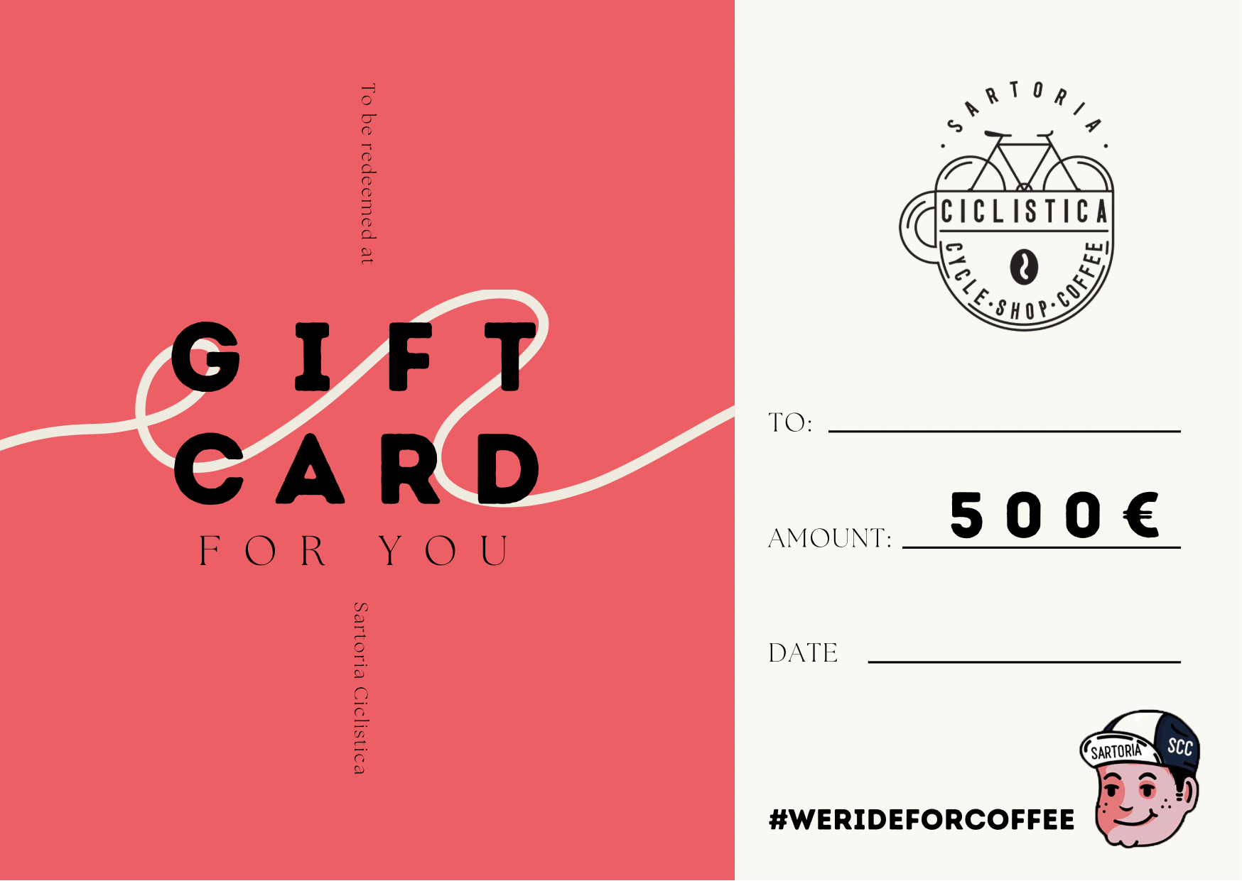Sartoria Ciclistica Gift Card 500