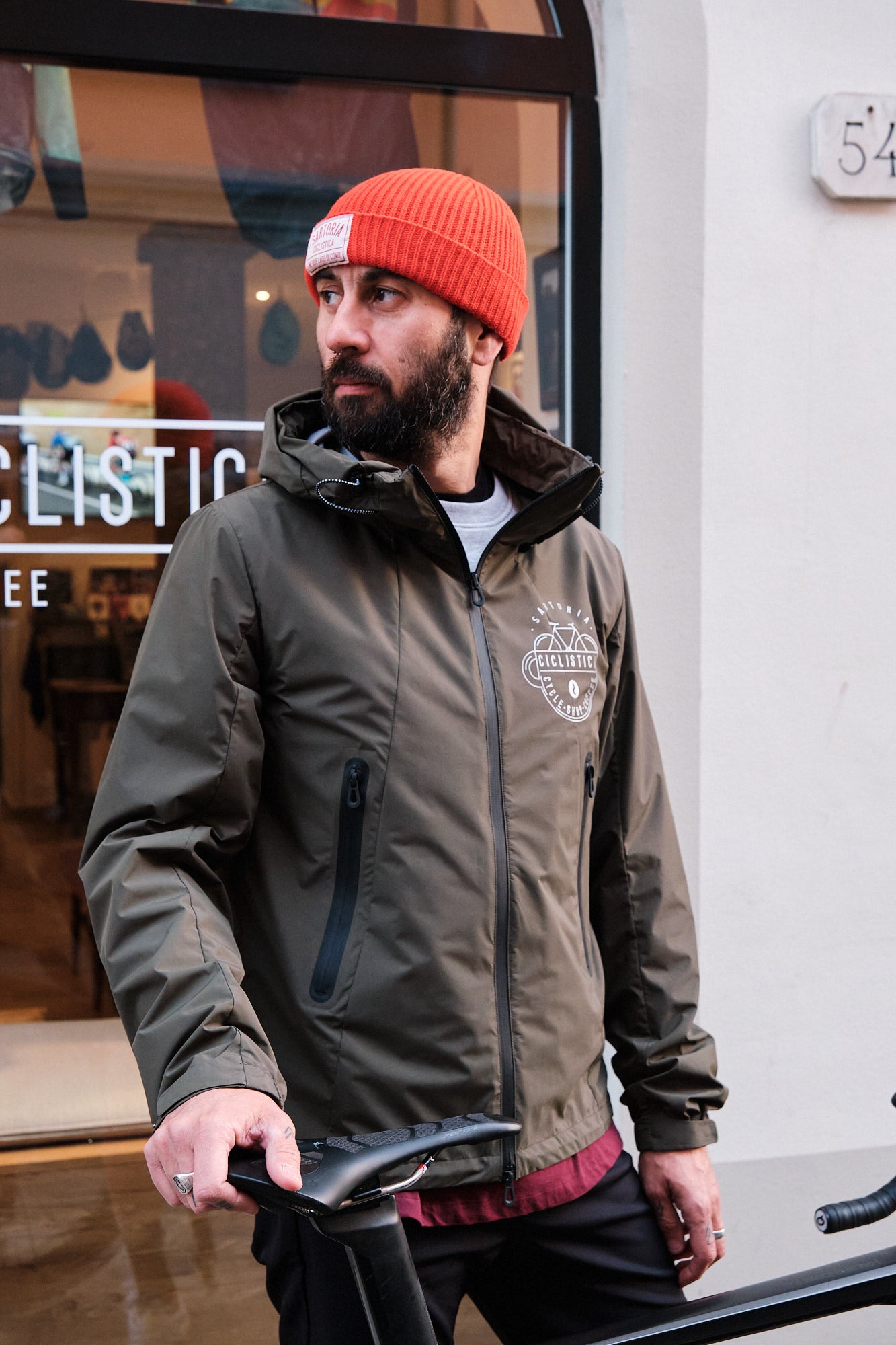Orange harbour beanie