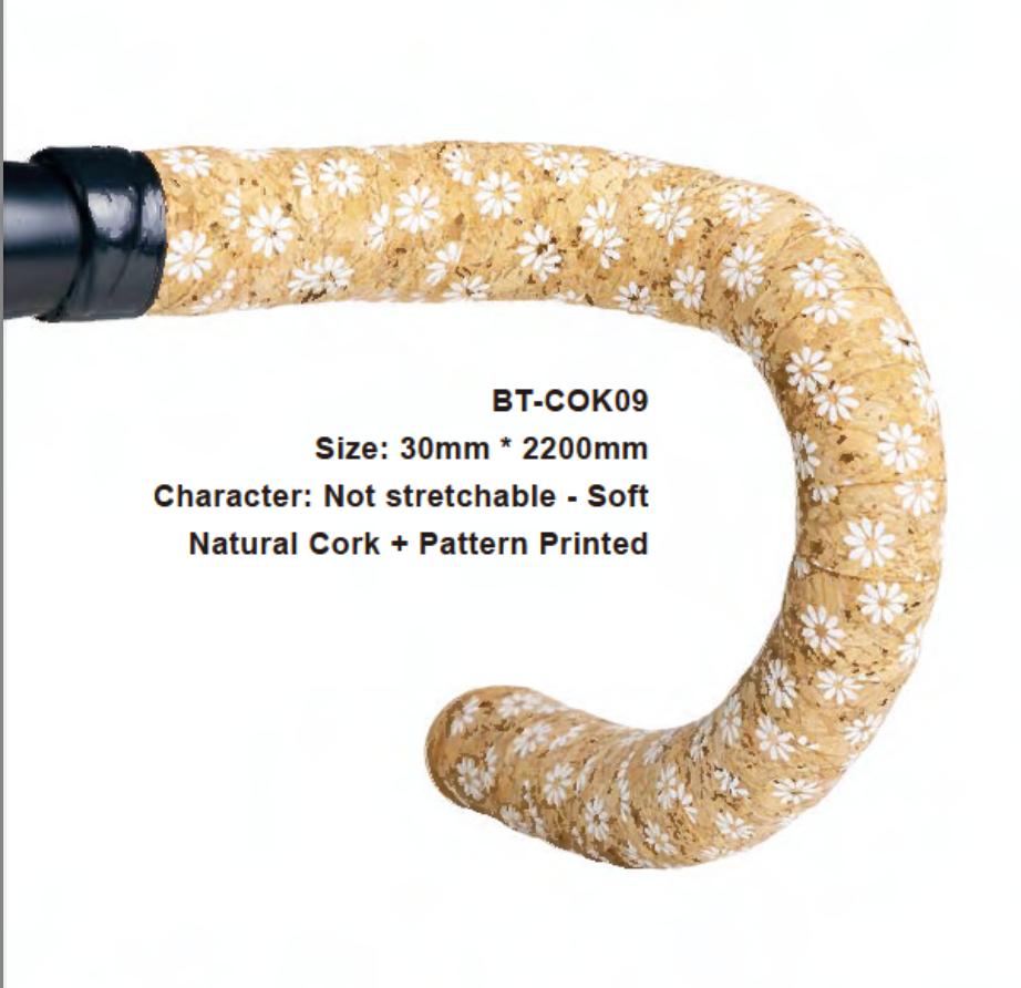 Cork bartapes - Daisy design