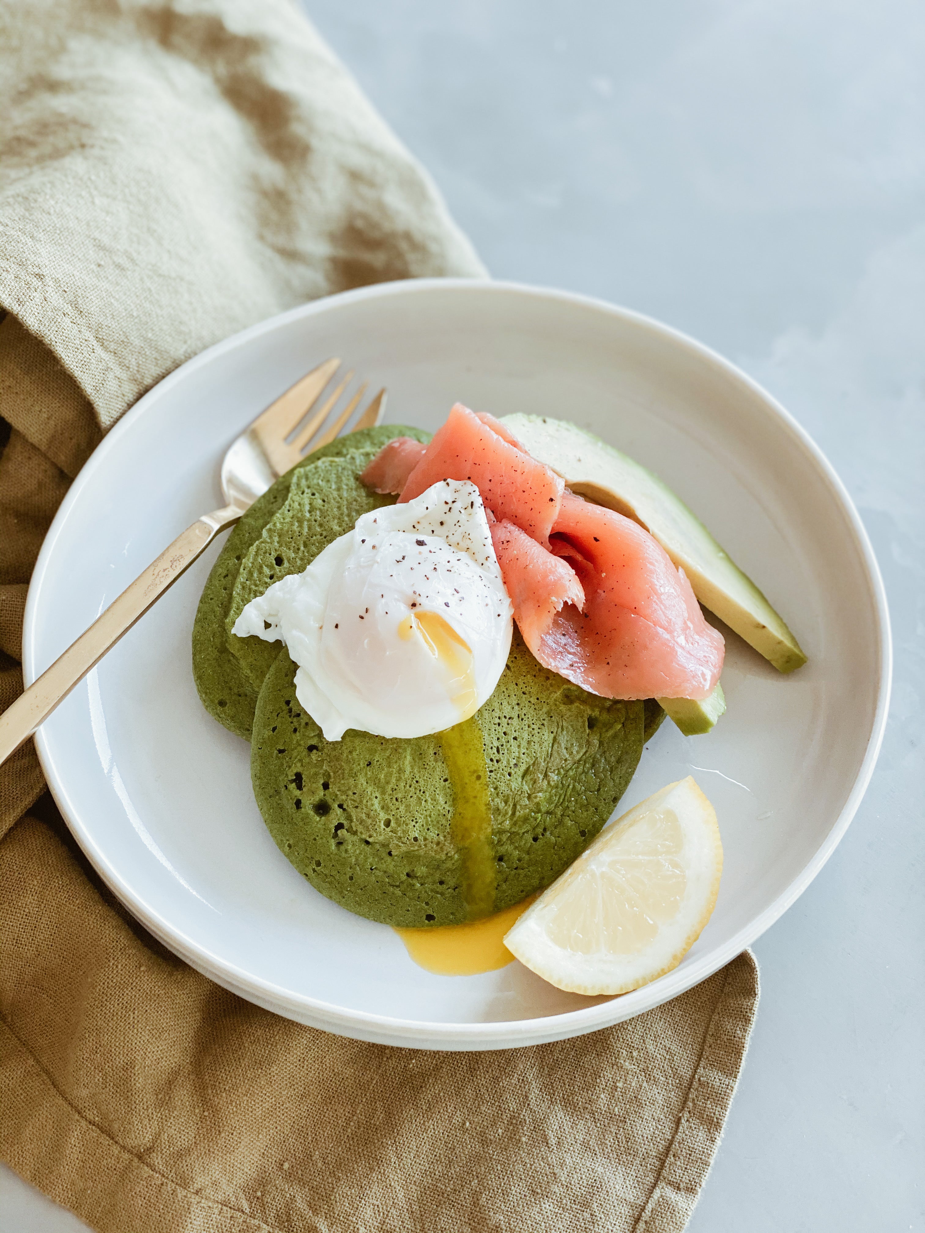 Ricetta #6 by Taimar Birthistle Cooke - Pancakes di spinaci e basilico