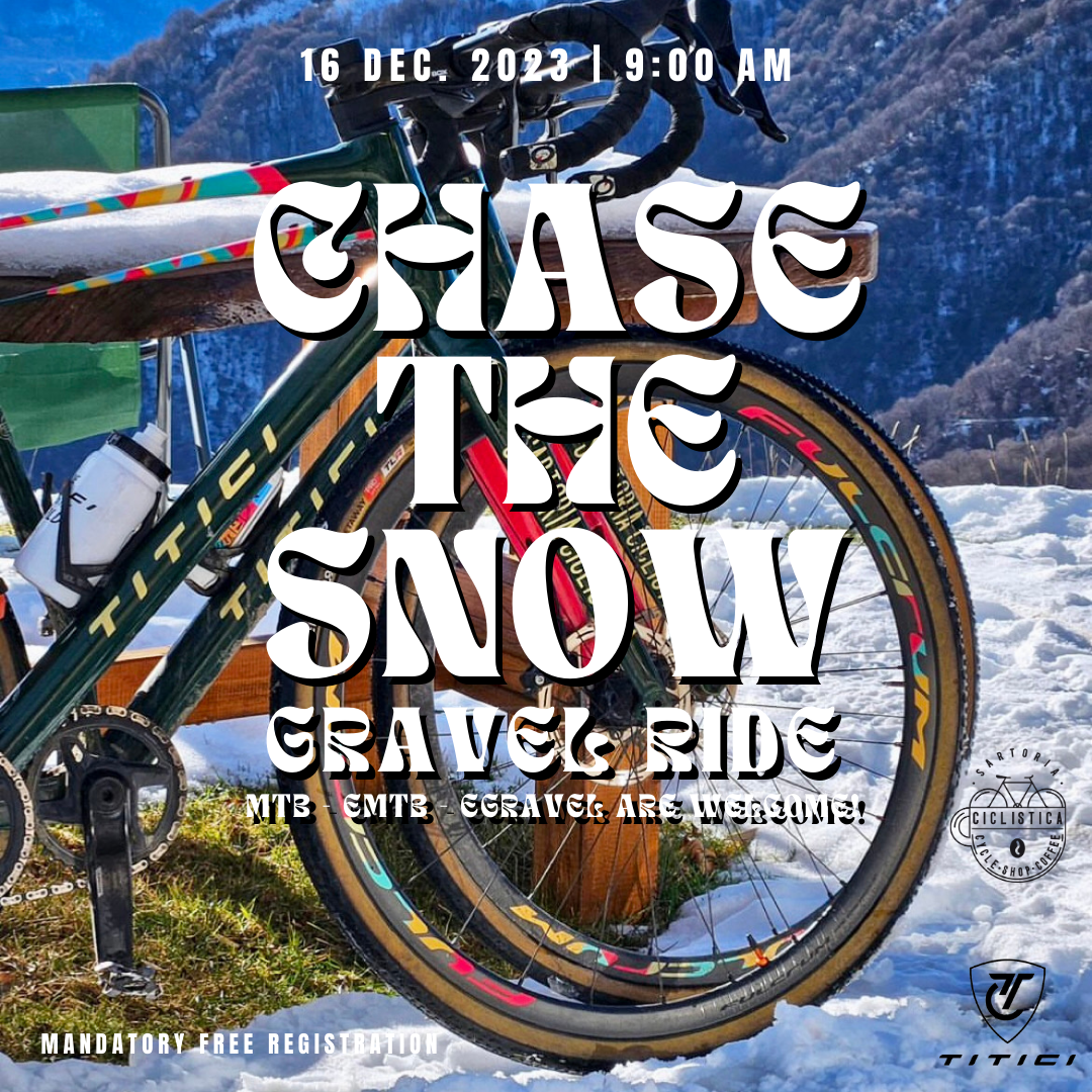 Chase the Snow - Saturday 16 december Gravel Ride