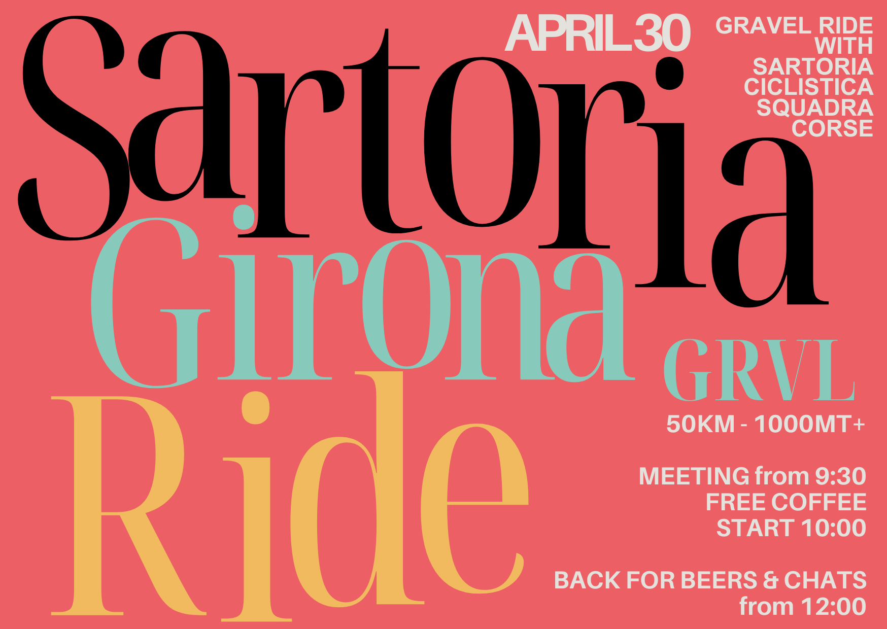 Gravel Social Ride with Sartoria Ciclistica Squadra Corse