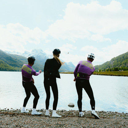 Long sleeve Aero jersey 2.0 - Liliac and Lime