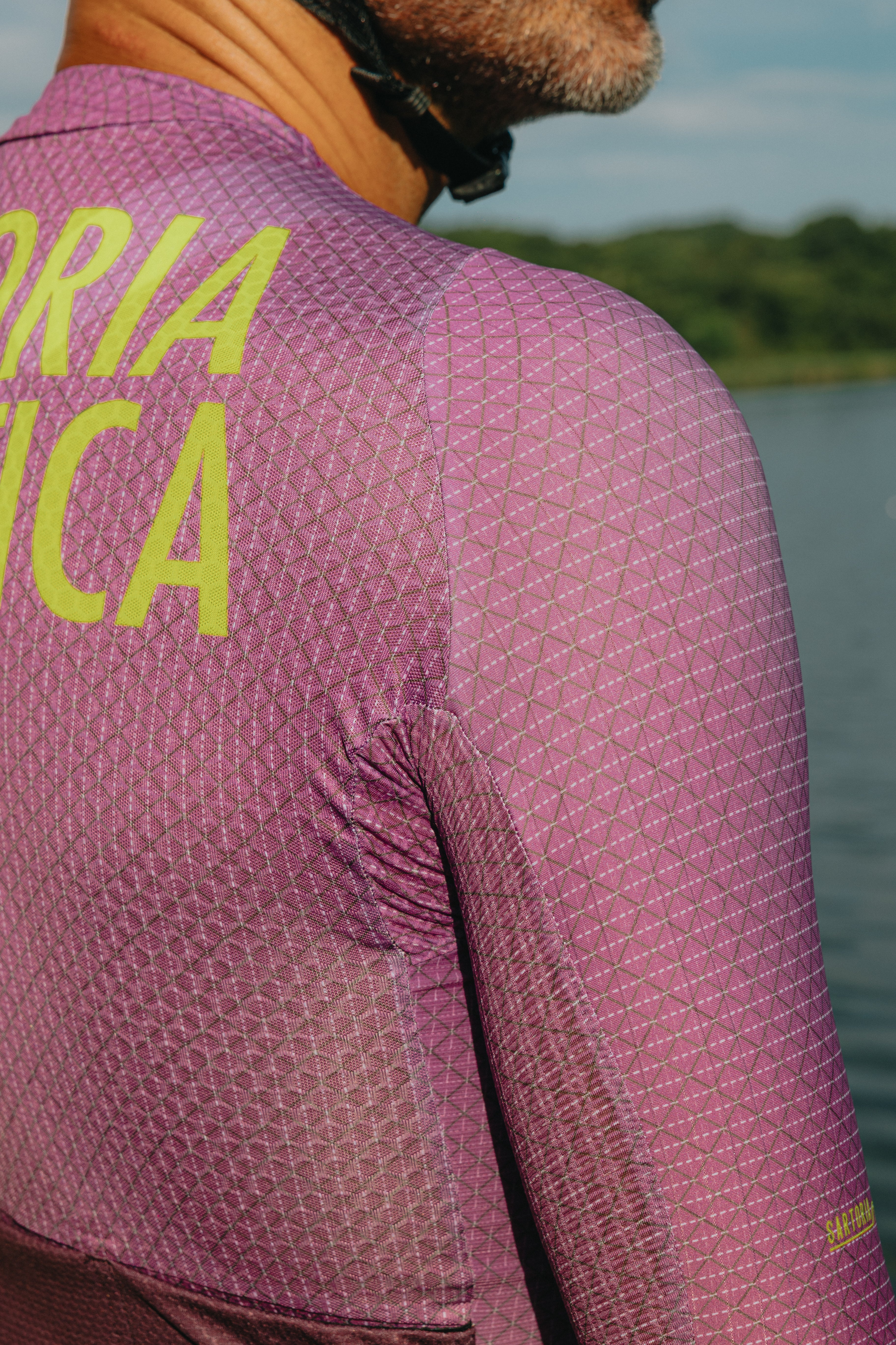 Aero jersey 2.0 - Liliac and Lime
