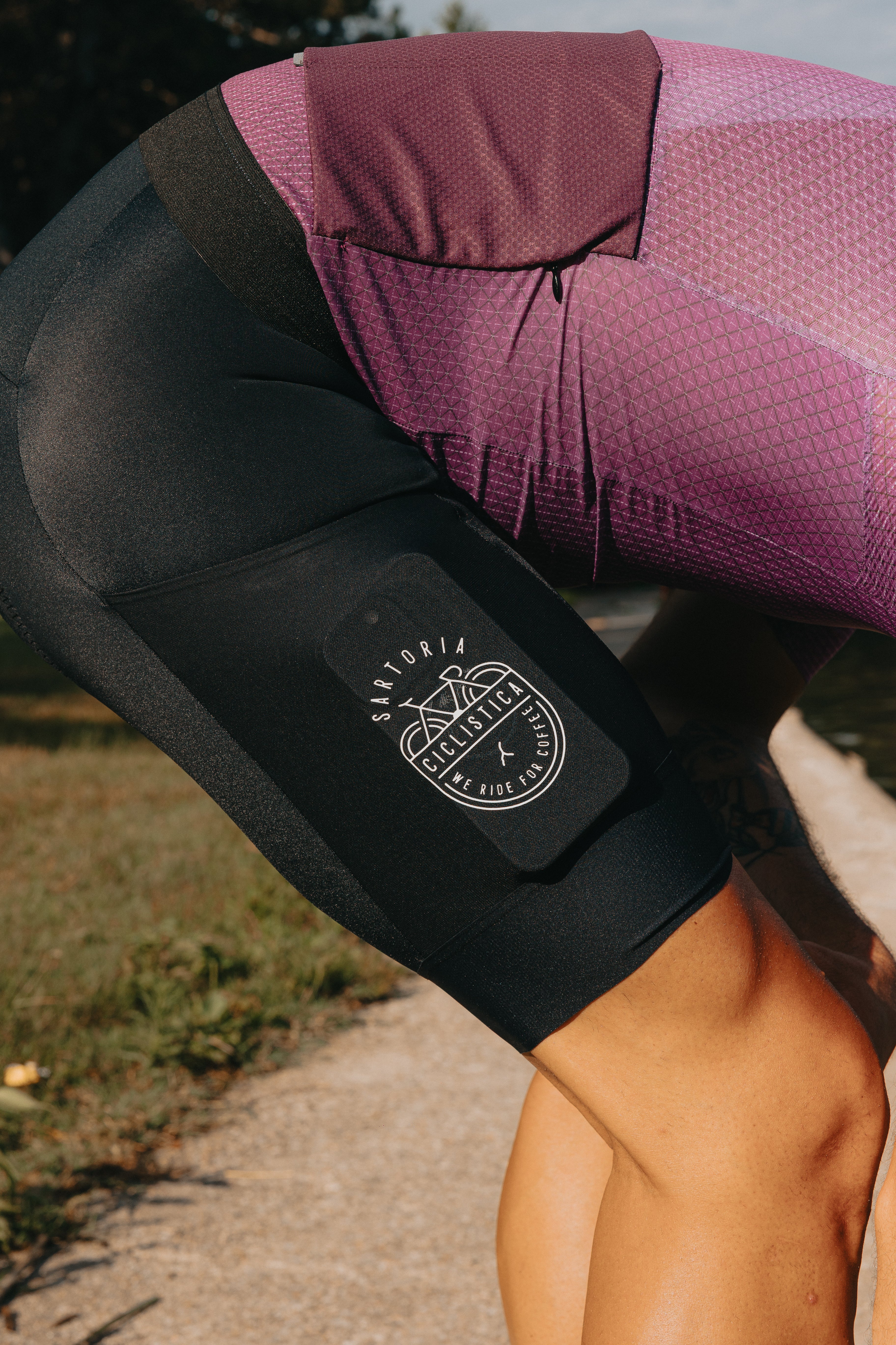 New mesh pockets gravel bibs - Black