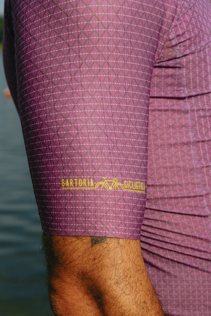 Aero jersey 2.0 - Liliac and Lime