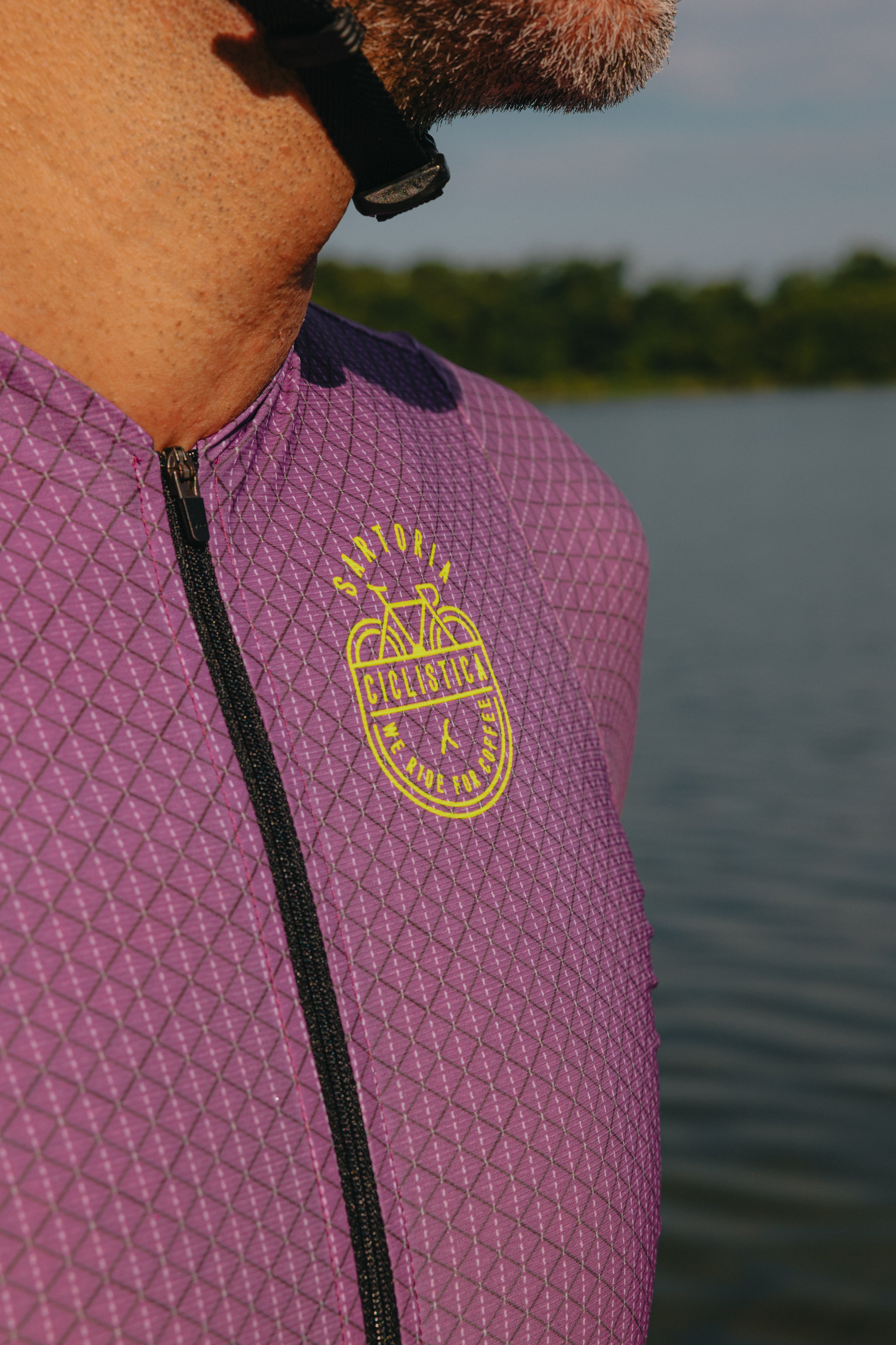 Aero jersey 2.0 - Liliac and Lime