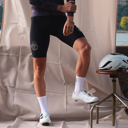 3D suspenders Aero road bibs - Black