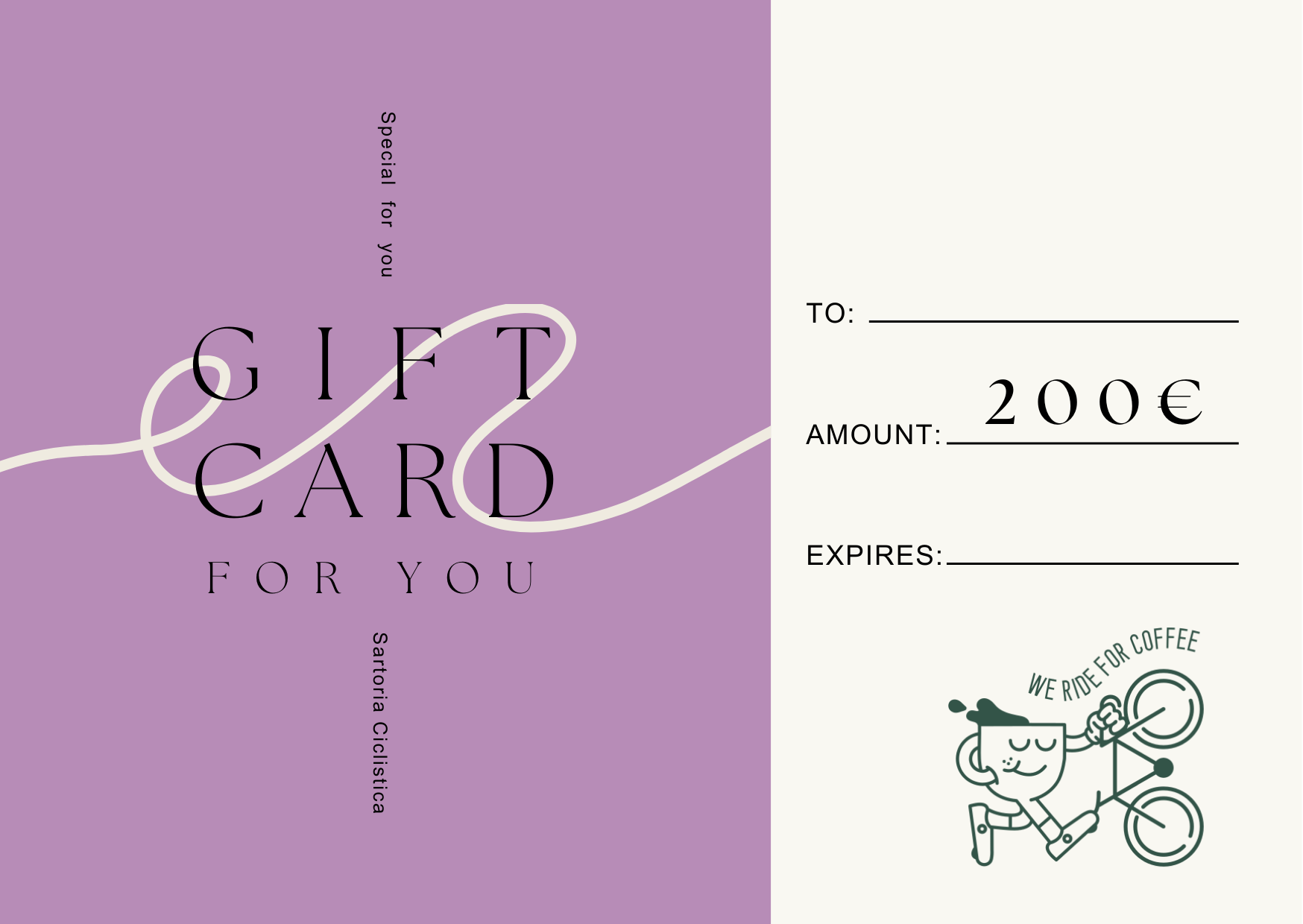 Sartoria Ciclistica Gift Card 200