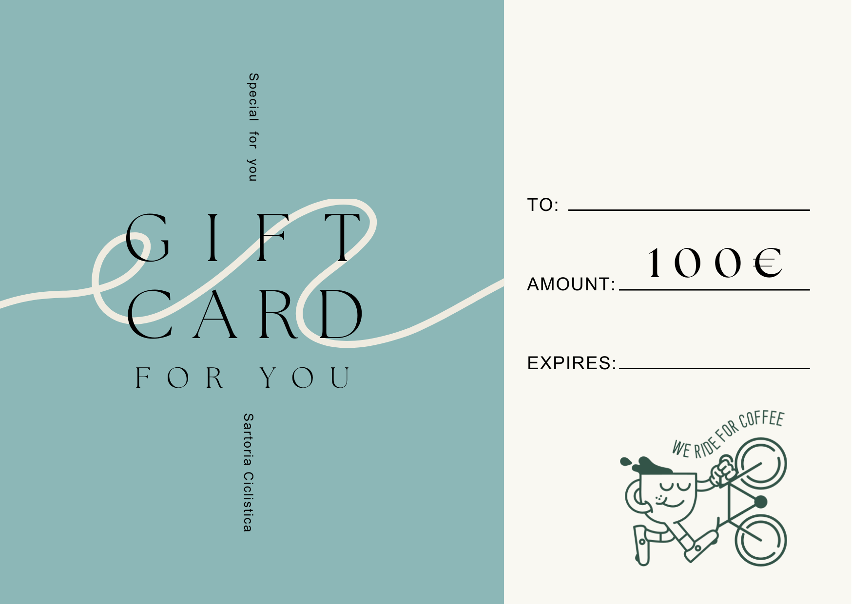 Sartoria Ciclistica Gift Card 100