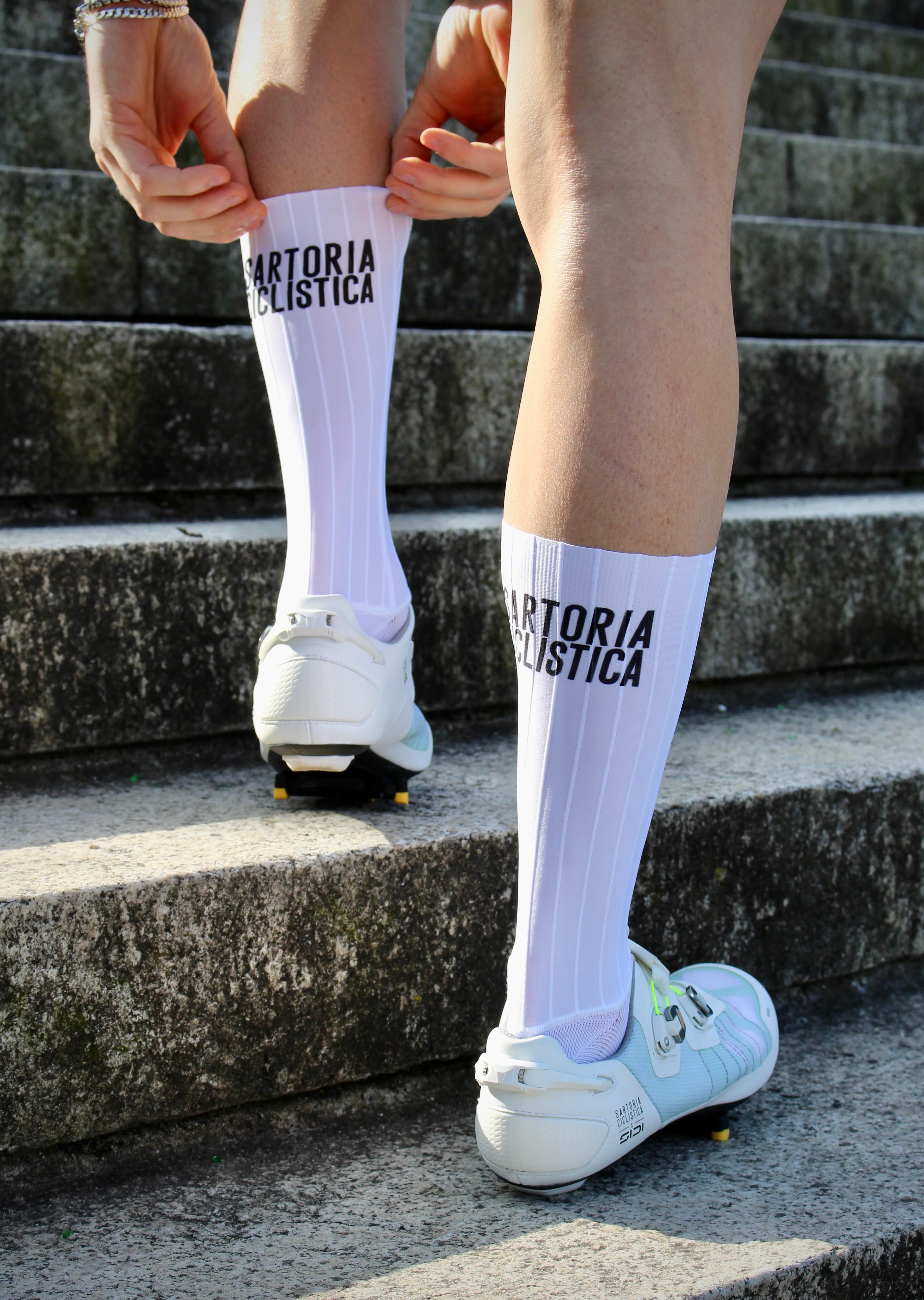 White Crono socks