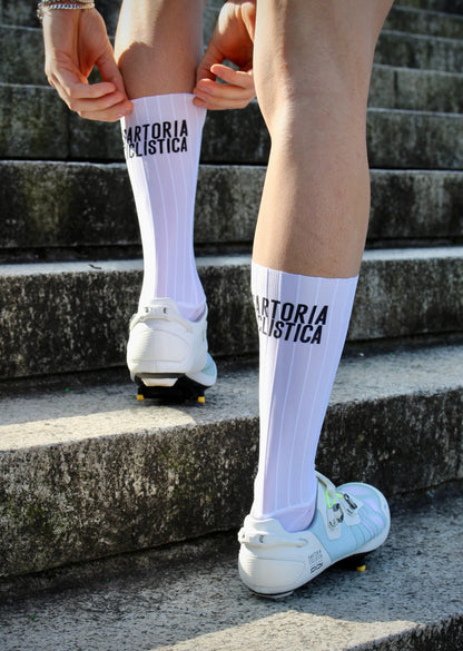 White Crono socks