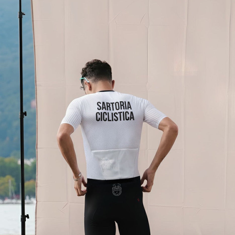 No zip super ultralight Jersey - White & black