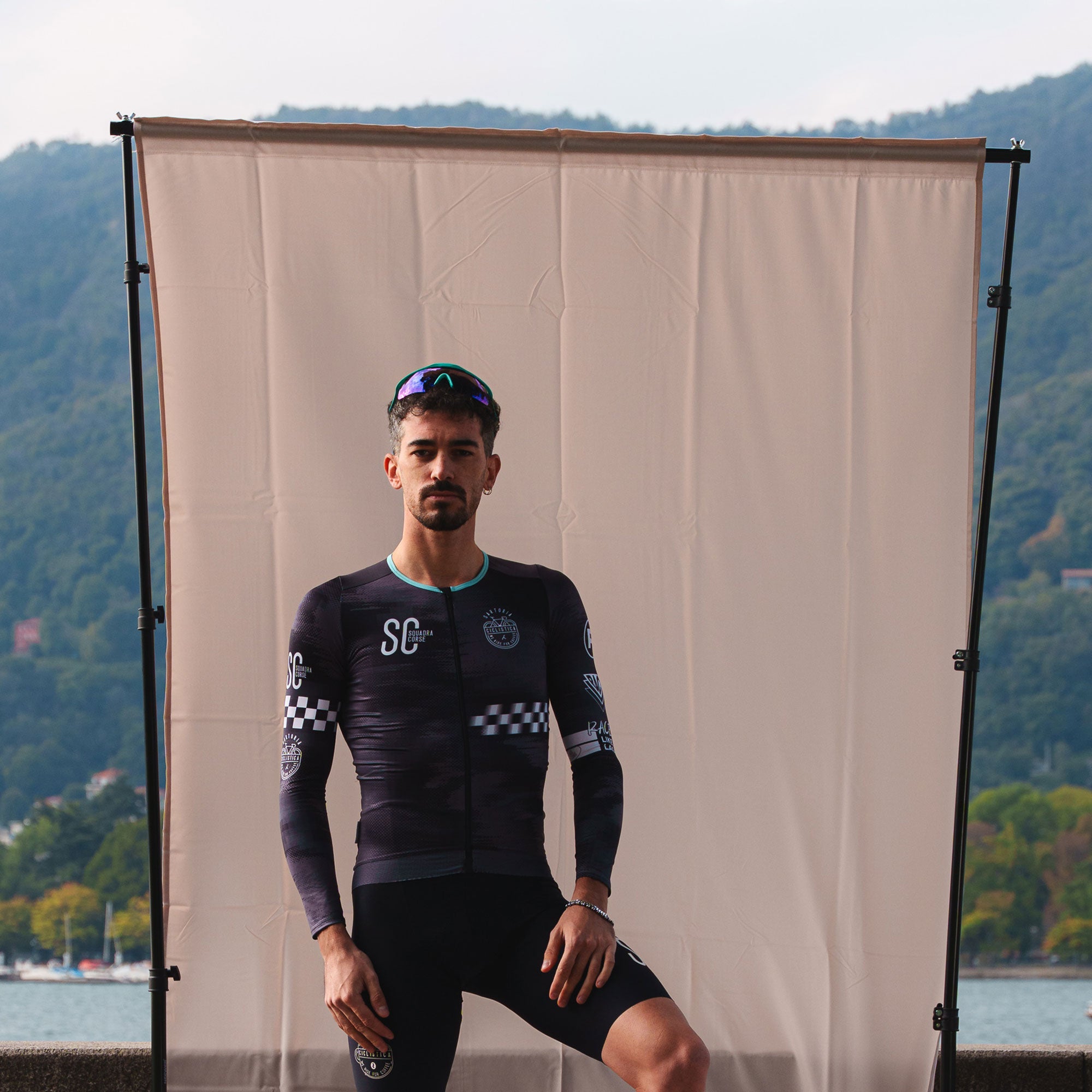 ELITE SC Squadra Corse - Black long sleeve jersey