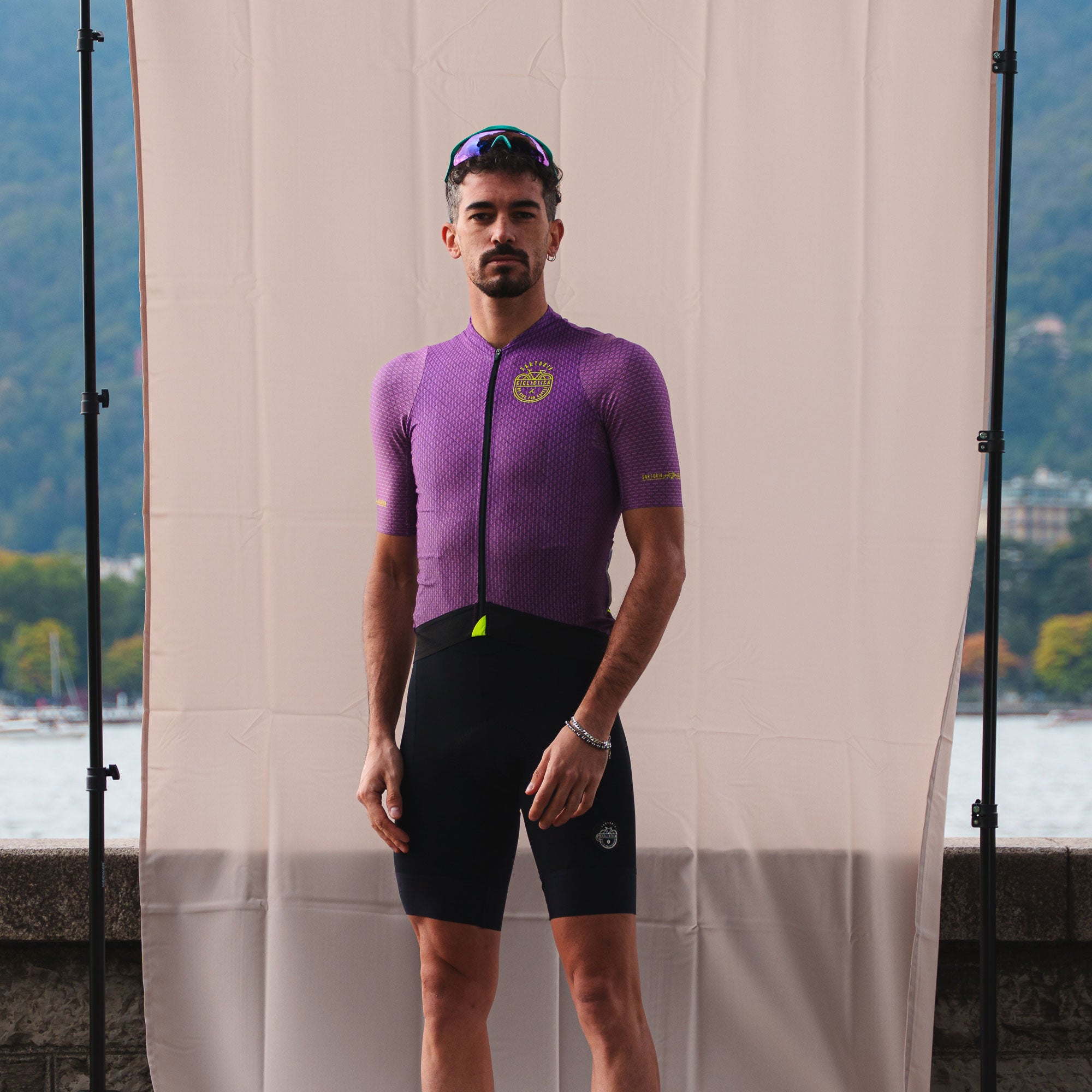 Aero jersey 2.0 - Liliac and Lime