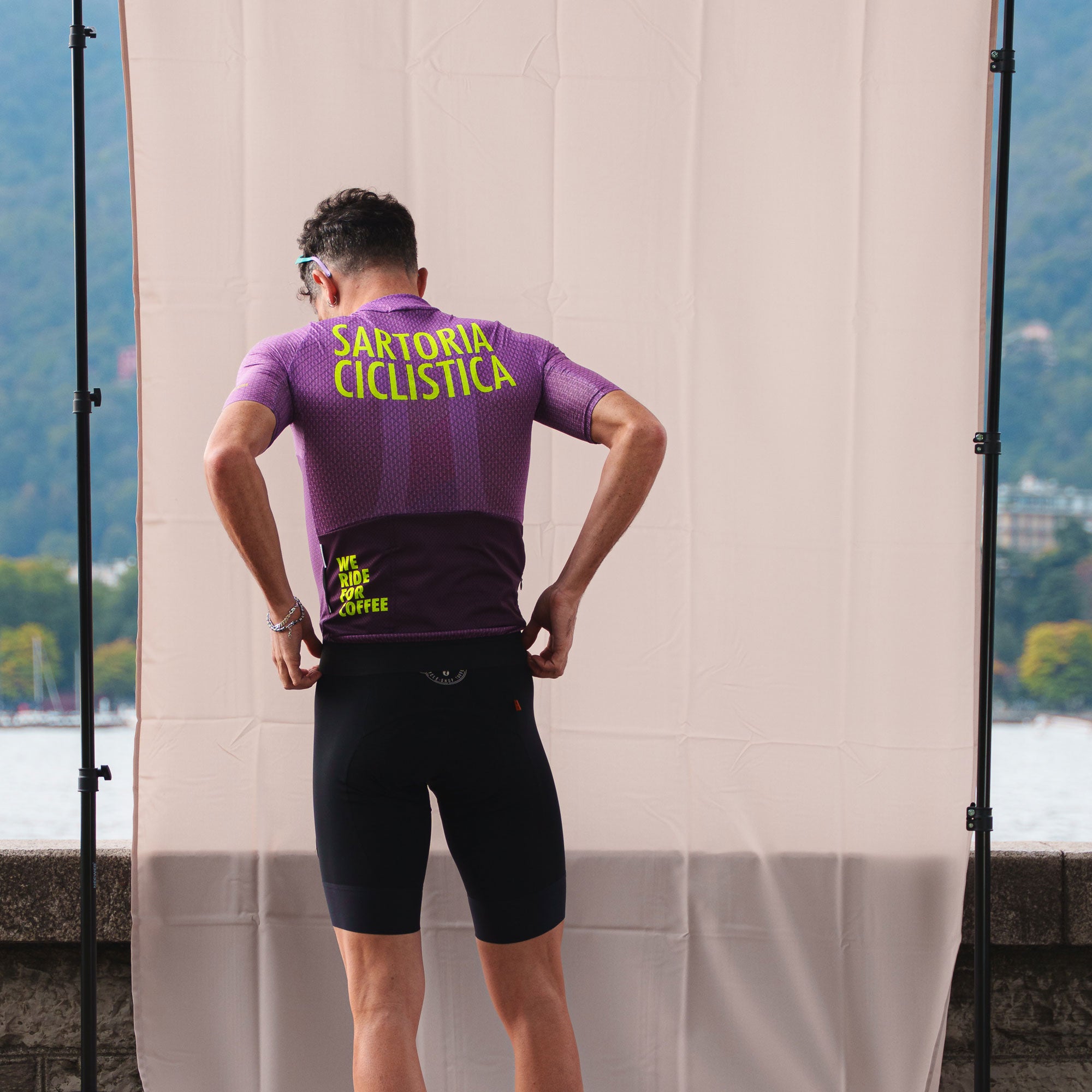 Aero jersey 2.0 - Liliac and Lime