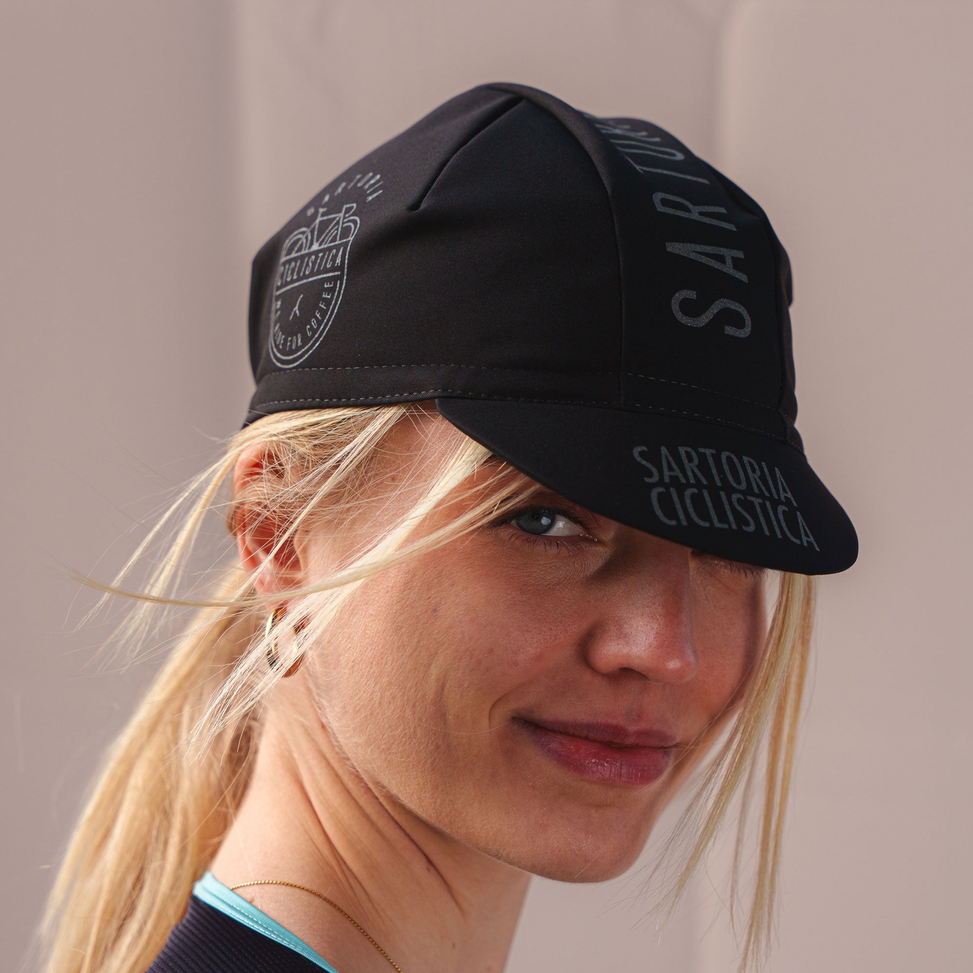Water proof Cap with reflective - Black