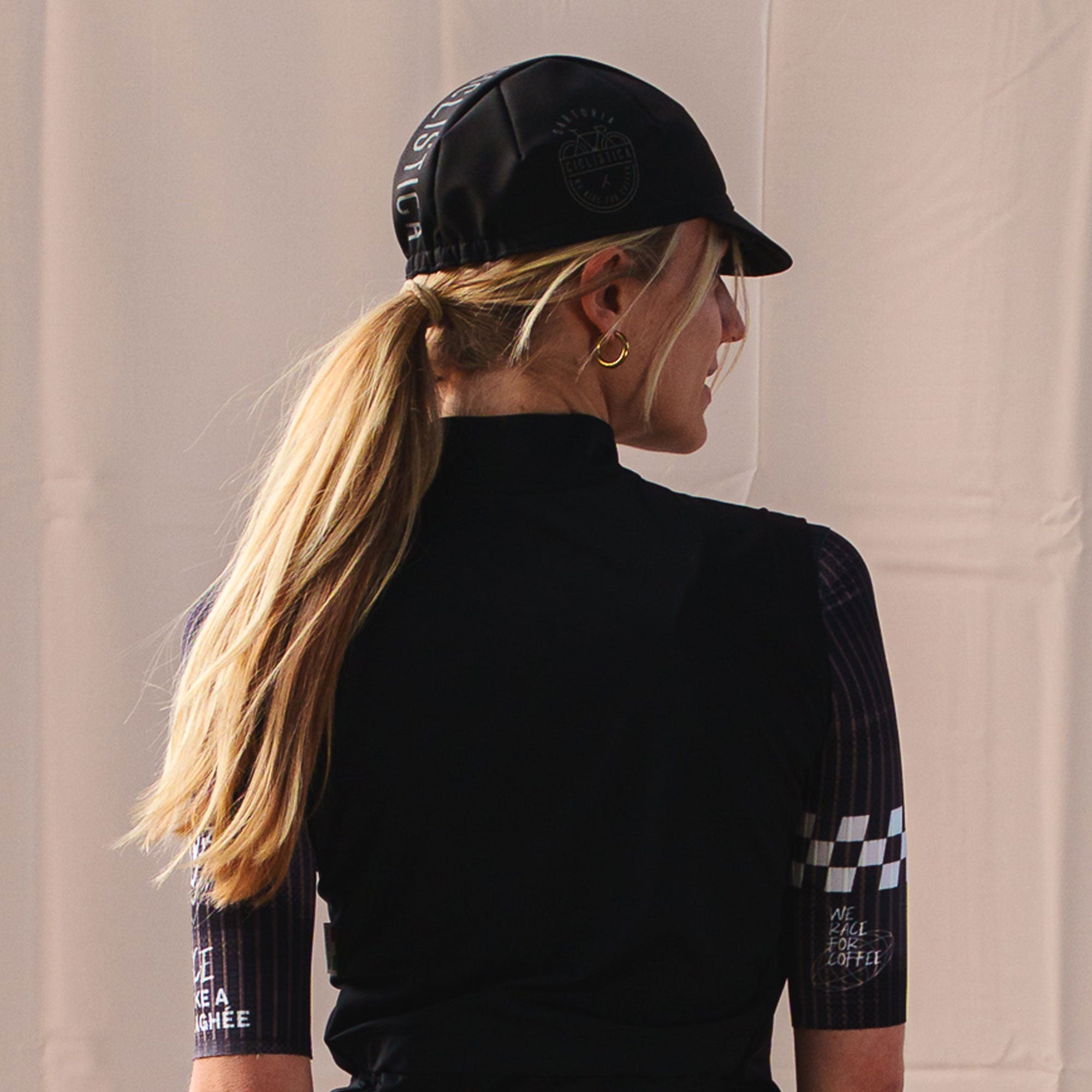 Water proof Cap with reflective - Black