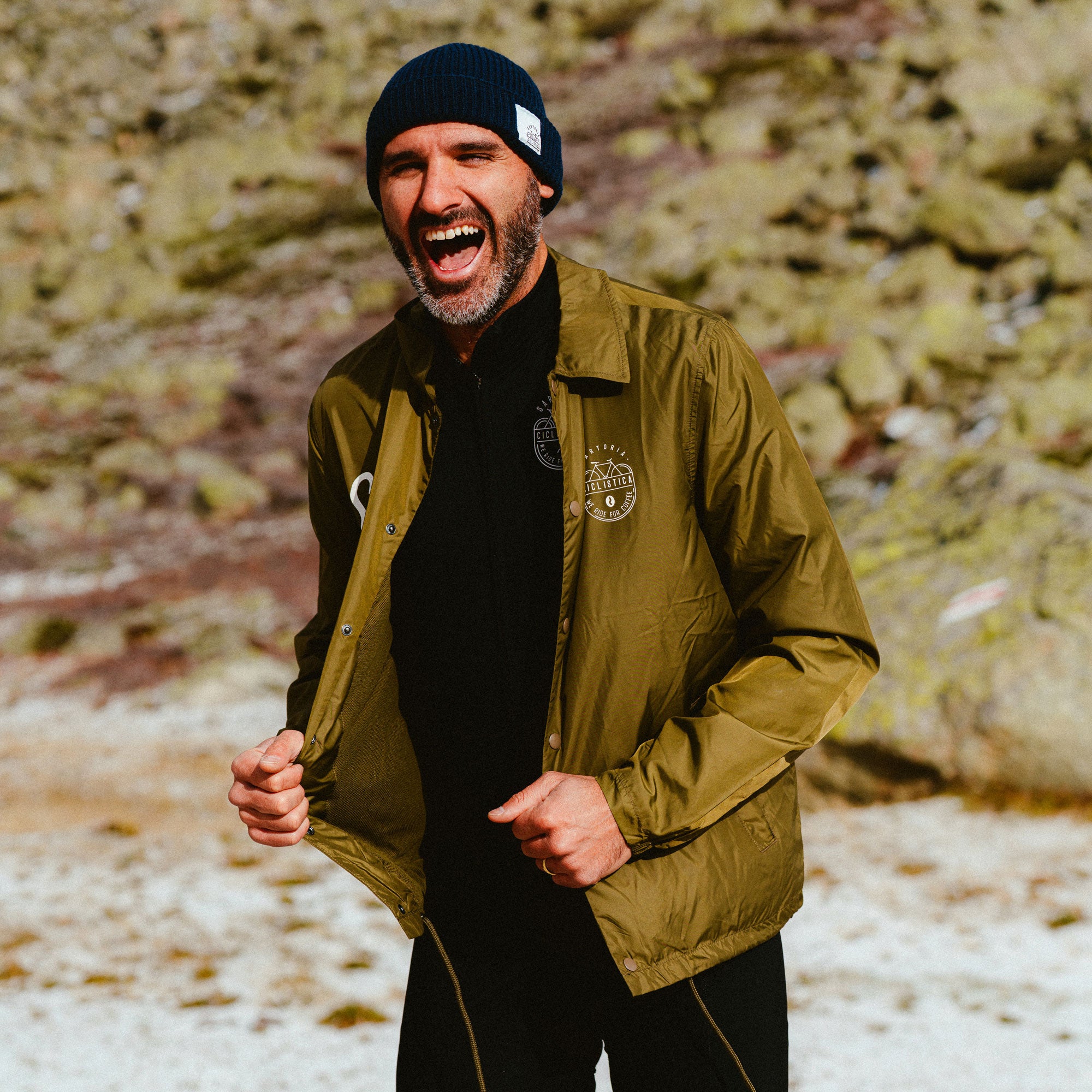 SC Squadra Corse Coach Jacket - Olive green