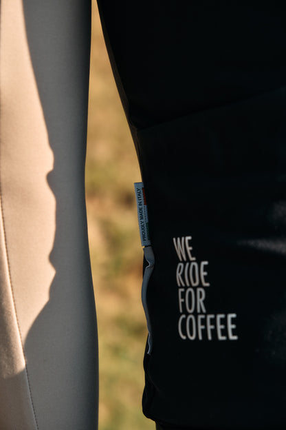 Long Sleeve Winter Aero Jersey - Black and Dove Grey