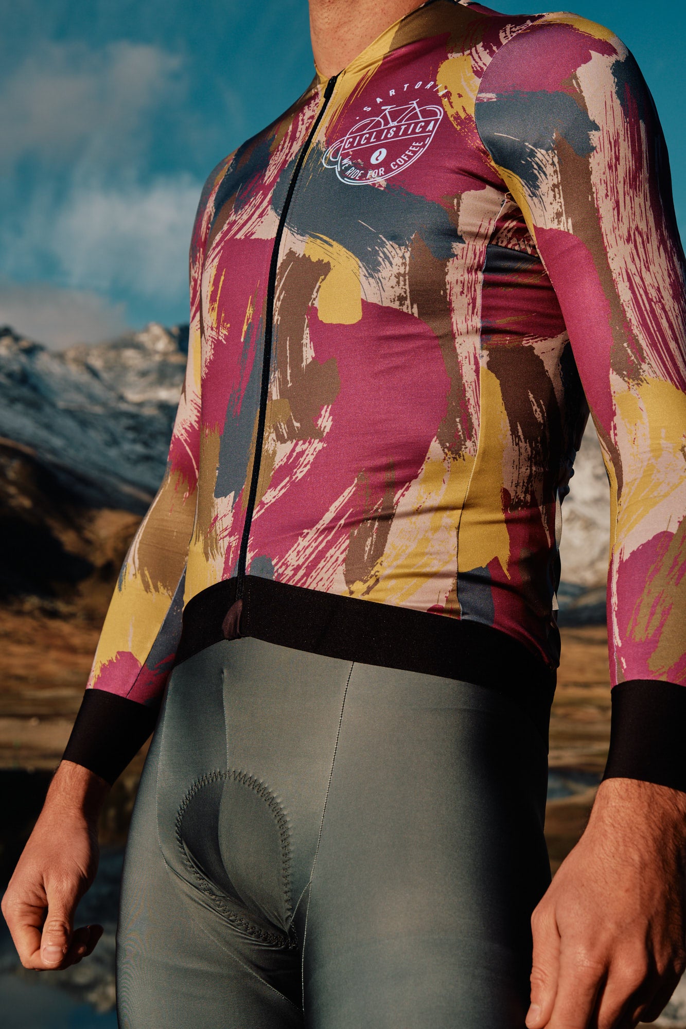 Long sleeves aero jersey - Camo paint