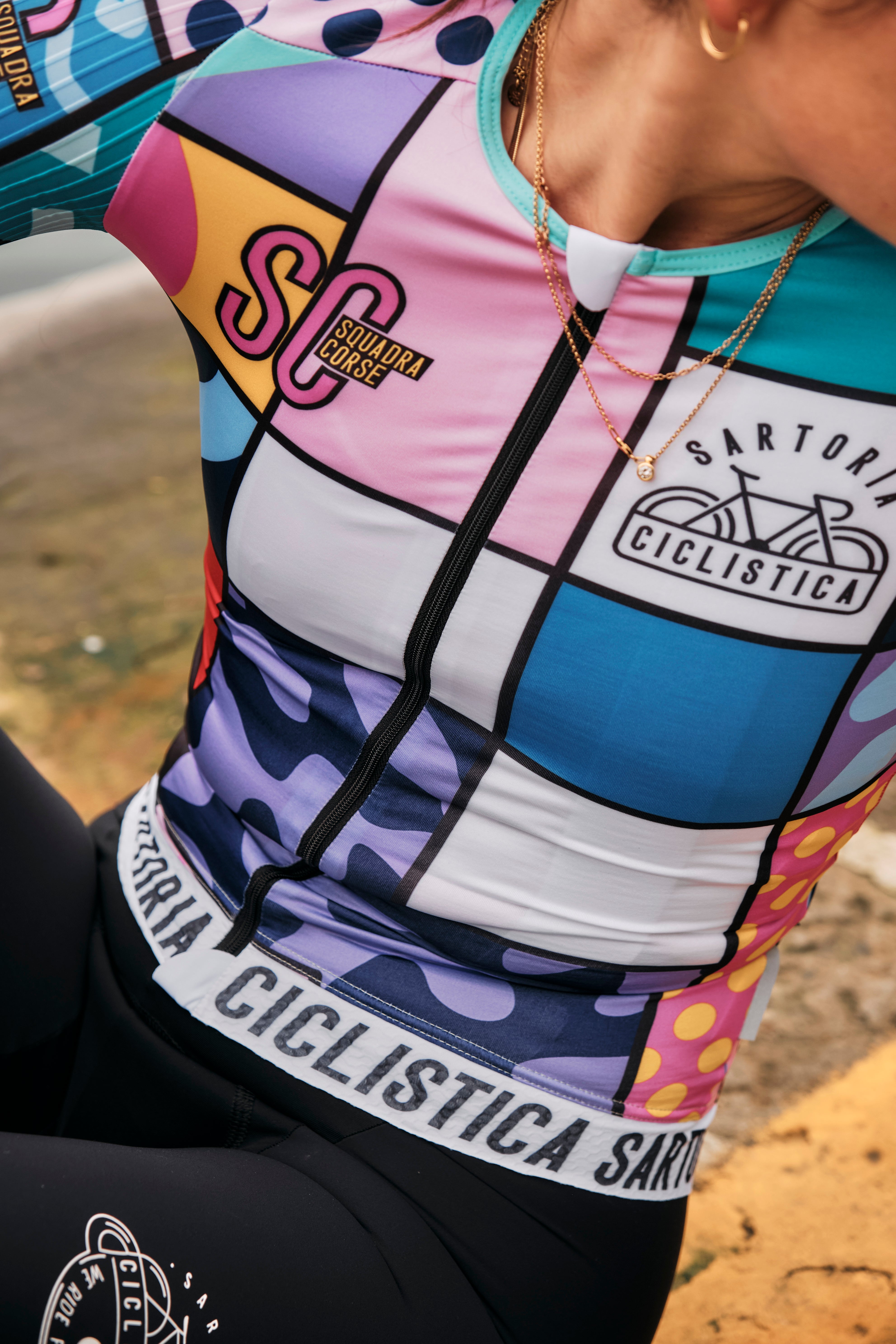 Curtis Bullock ® for Sartoria Ciclistica - Long sleeve jersey PRO FIT